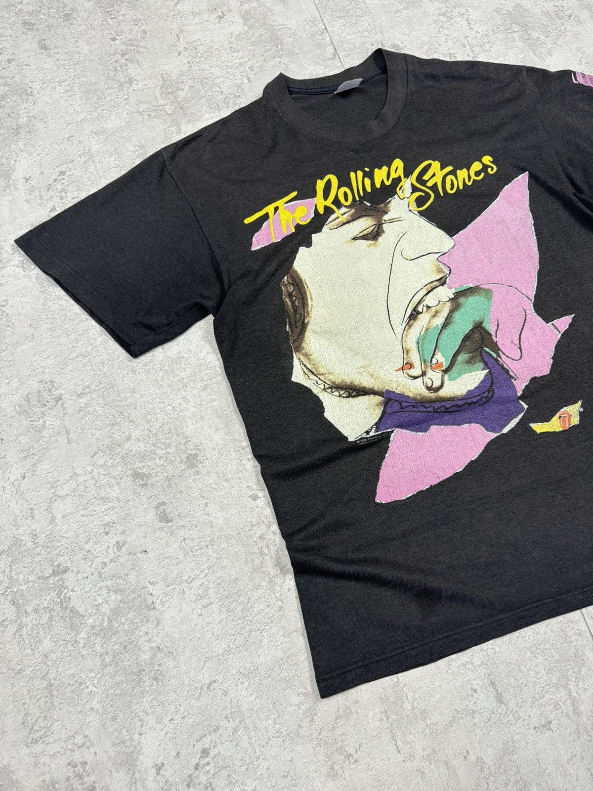 The Rolling Stones Vintage 1989 The Rolling Stones North American Tour T-Shirt Size US L / EU 52-54 / 3 - 2 Thumbnail