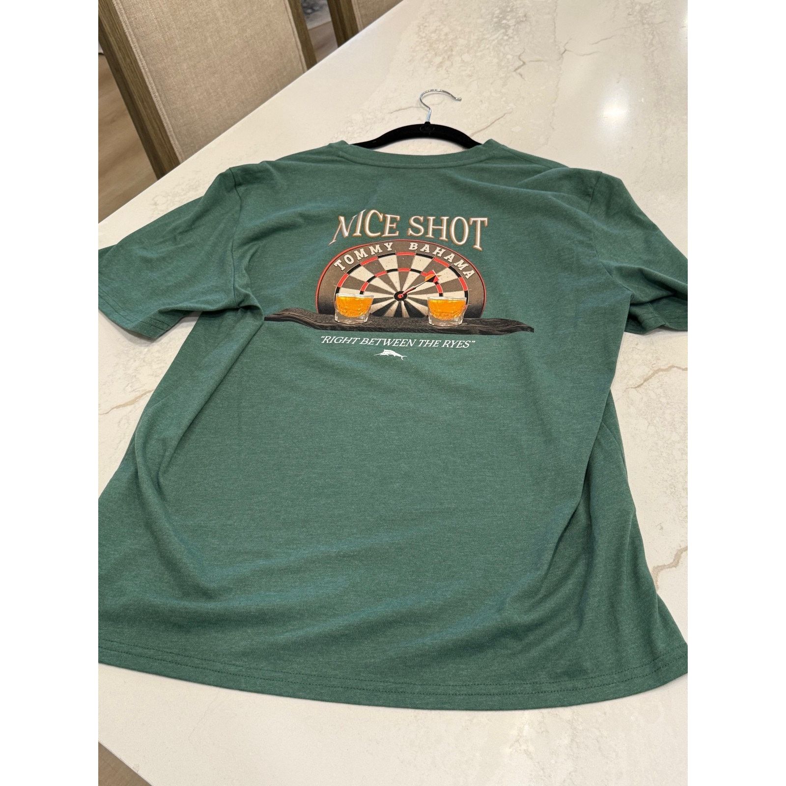 Tommy Bahama NEW TOMMY BAHAMA T-Shirt Between The Ryes Mens Medium Green Size US M / EU 48-50 / 2 - 5 Thumbnail