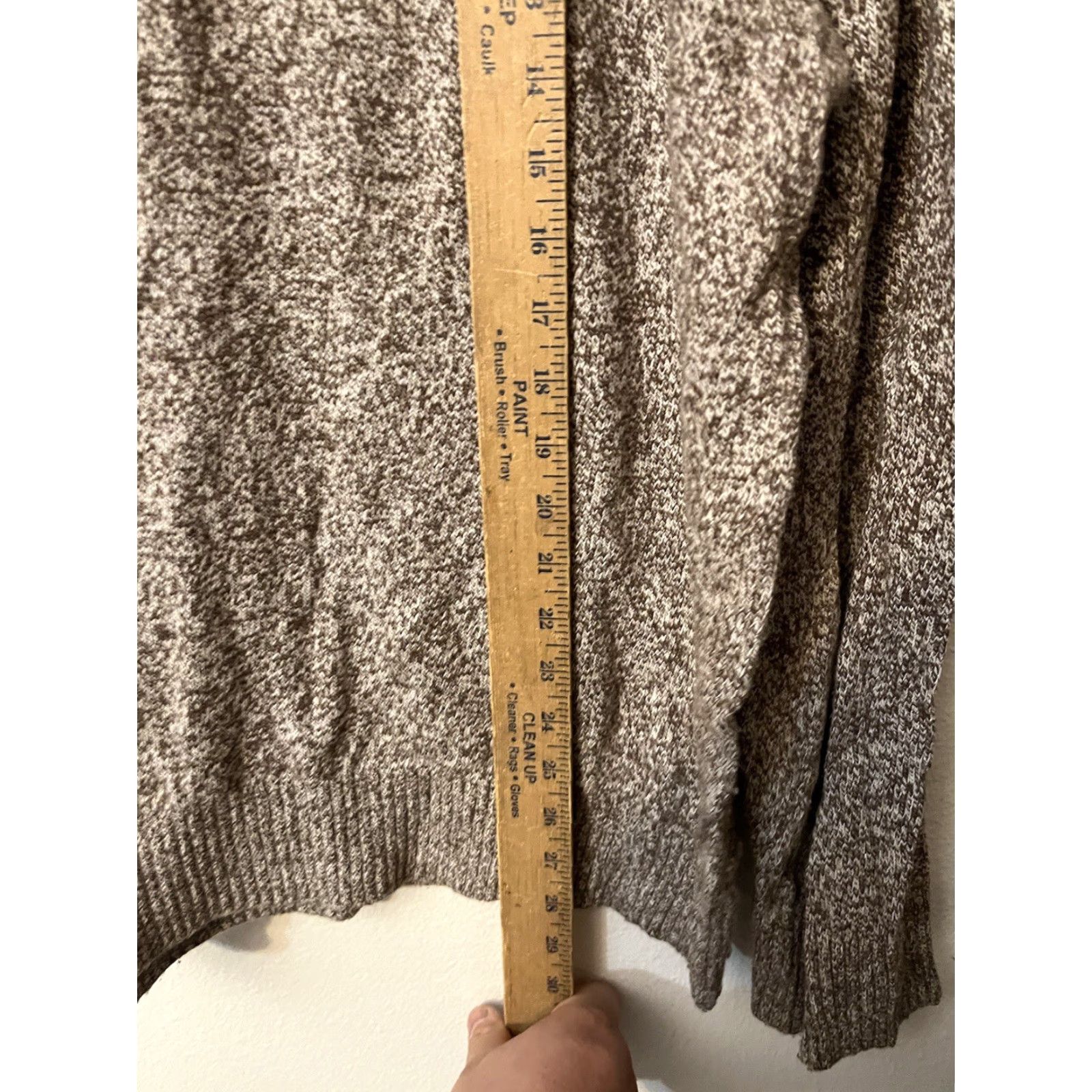 Gap VINTAGE Gap Mens Large Heather Brown 1/4 Button Long Sleeve Knit Sweater Henley Shirt Size US L / EU 52-54 / 3 - 4 Thumbnail