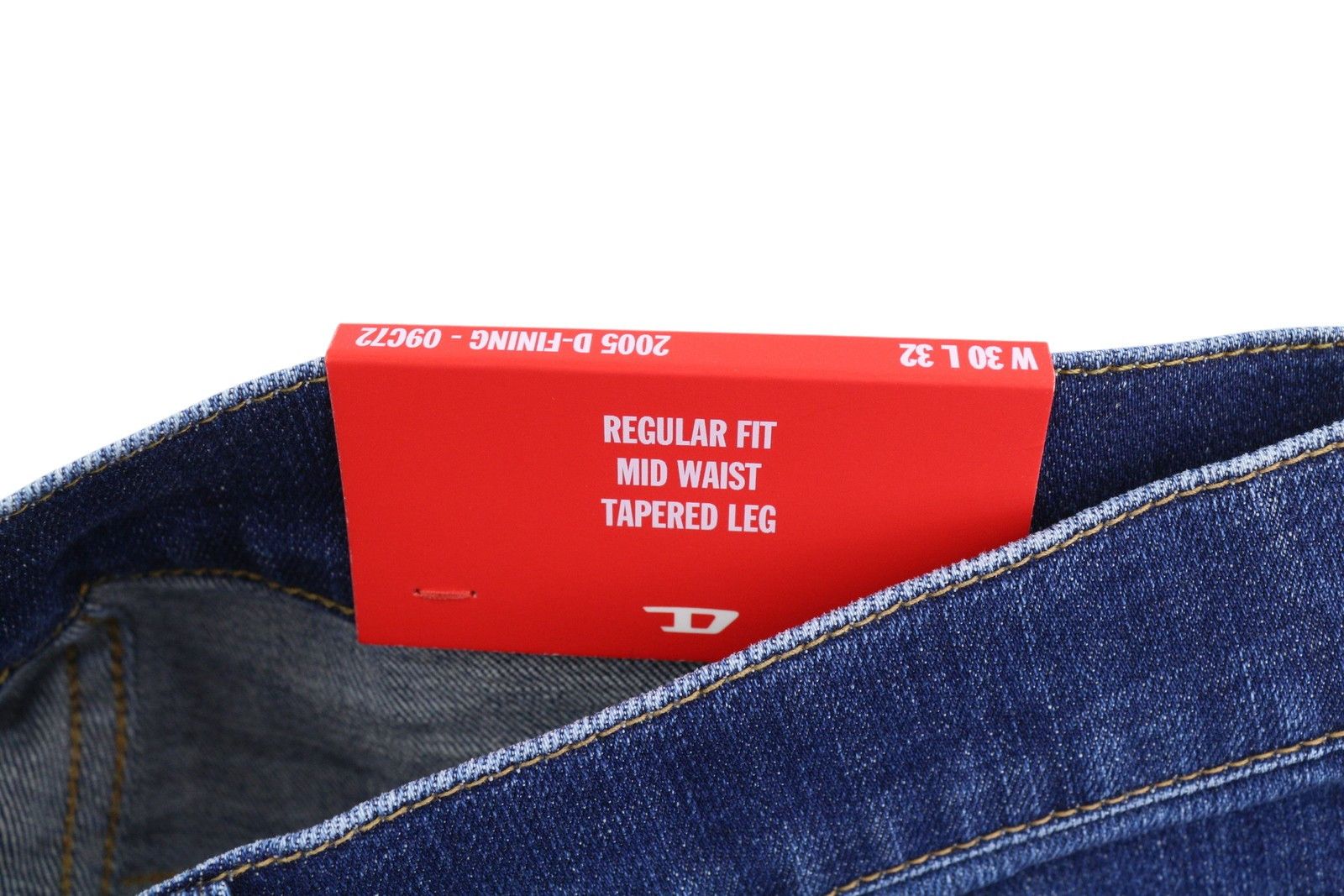 Diesel 2005 D-FINING 09C72 W30/L32 Regular Tapered Jeans 40917 Size US 30 / EU 46 - 7 Thumbnail