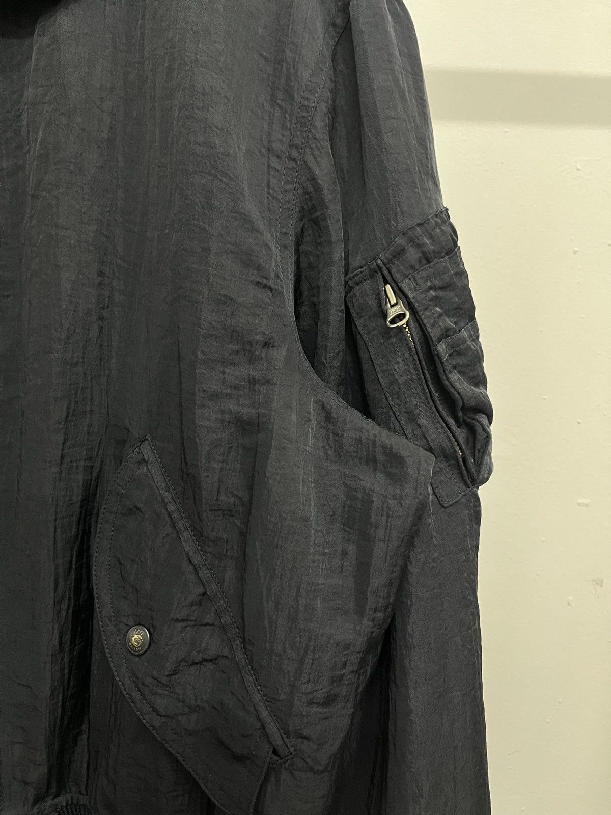 Japanese Brand Batsu Reversible Parachute Utility Bomber Issey Miyake Style Size US L / EU 52-54 / 3 - 18 Thumbnail
