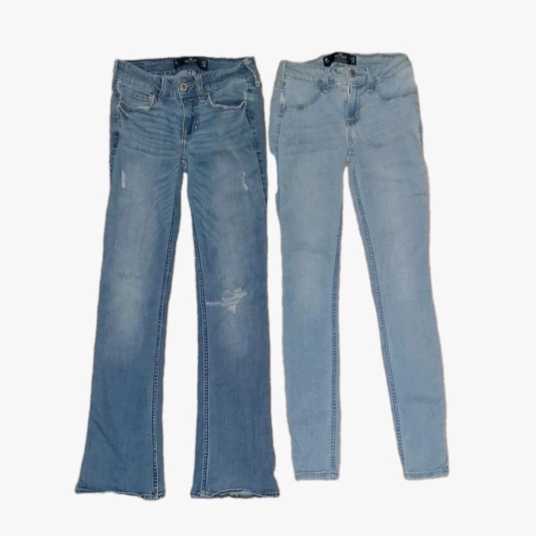 Hollister HOLLISTER WOMENS JEANS BUNDLE OF TWO PAIR Size 24" / US 00 / IT 34 - 1 Thumbnail