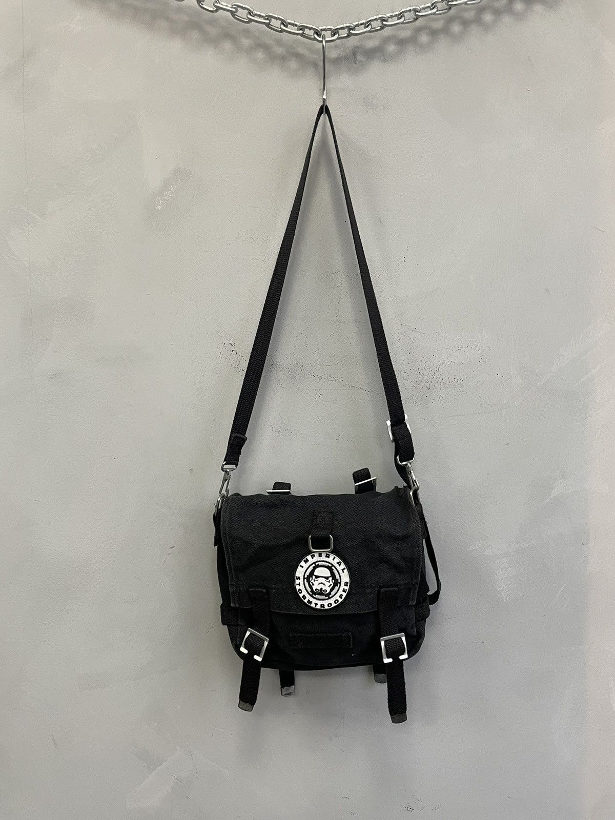 Junya Watanabe Black tactical crossbody bag buckle straps utility tech Size ONE SIZE - 2 Thumbnail