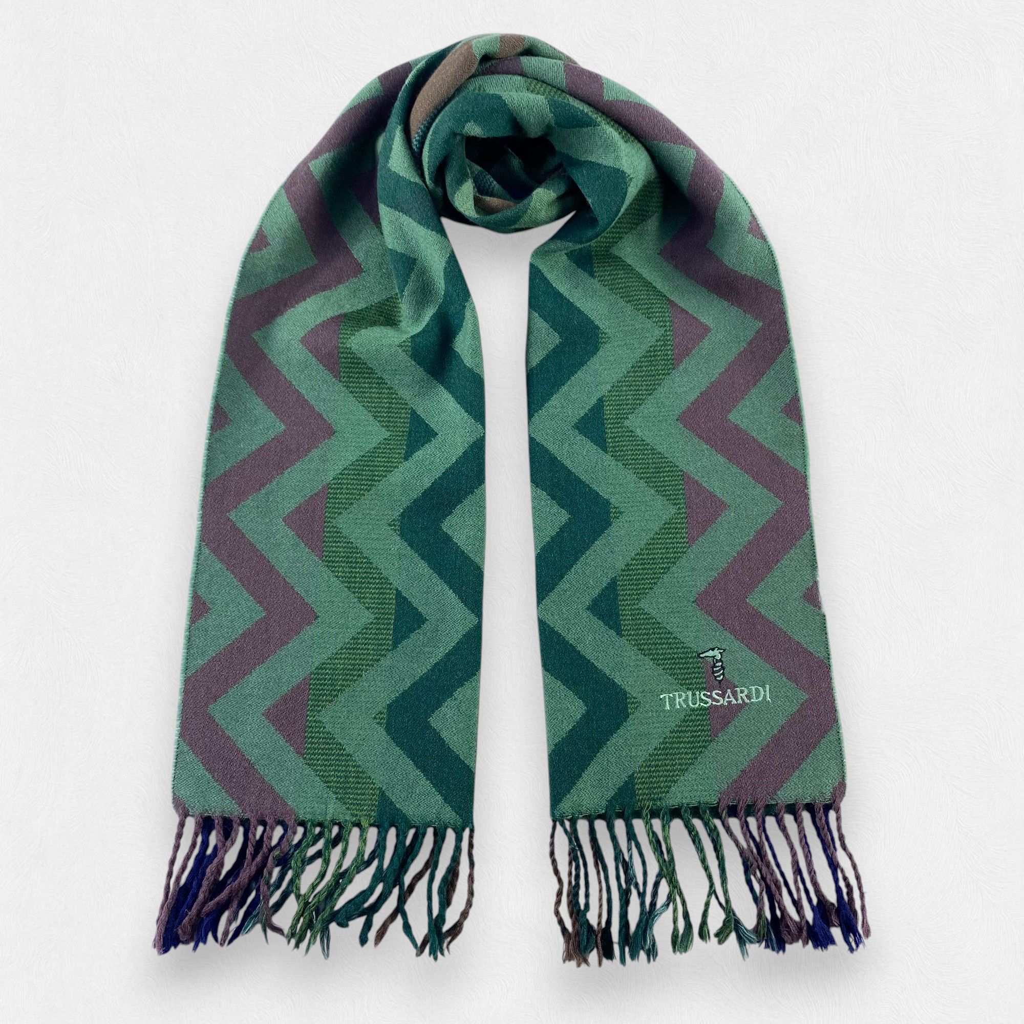 Trussardi Vintage Trussardi Scarf Neck Wrap Muffler Size ONE SIZE - 1 Thumbnail