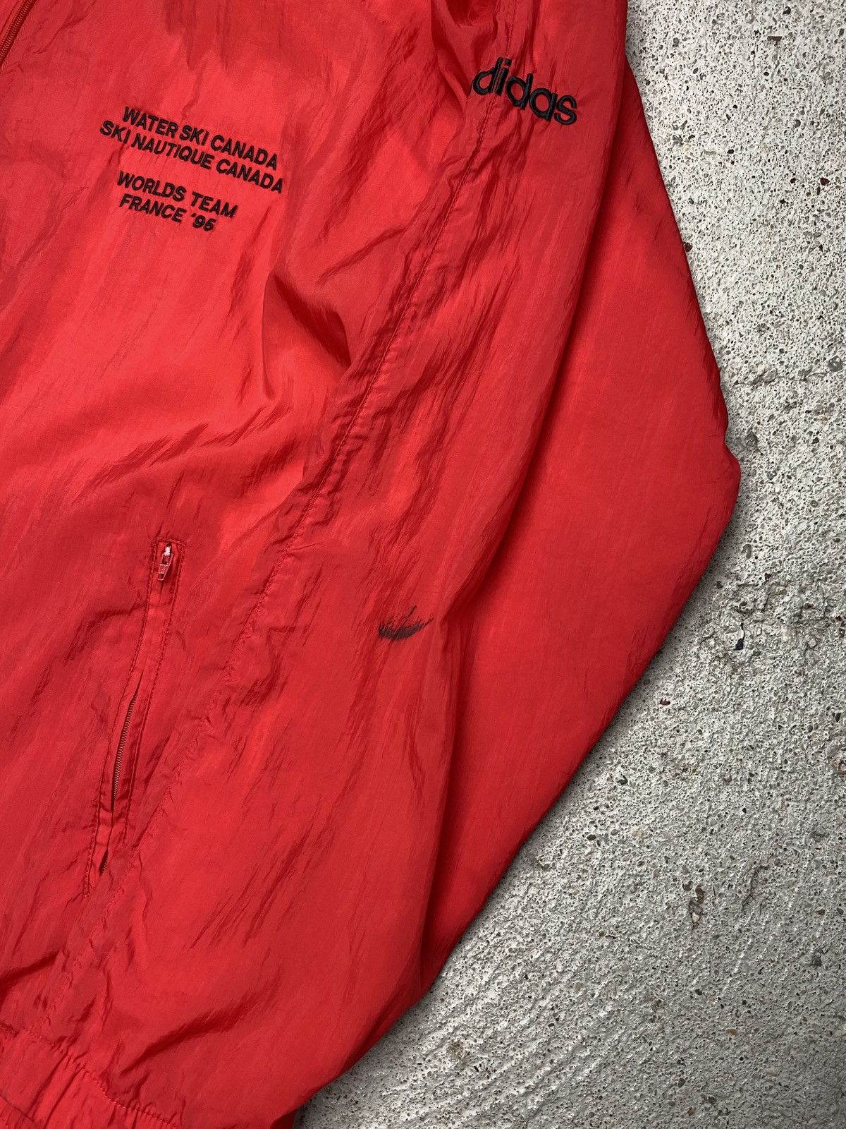 Adidas Adidas vintage track jacket water ski canada france 1995 Size US XL / EU 56 / 4 - 3 Thumbnail