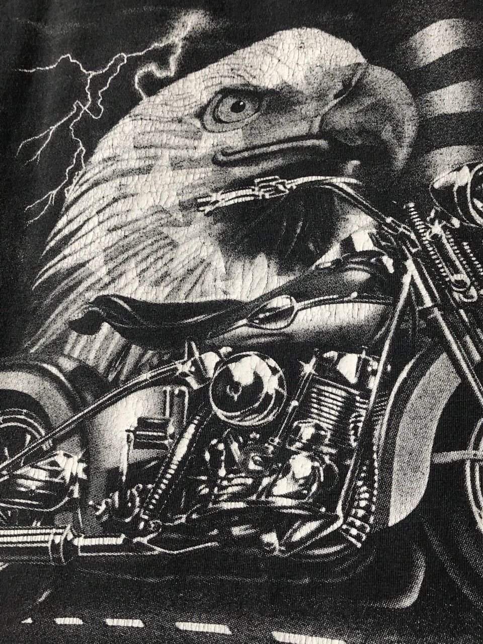 Vintage Vintage Freedom Rider Harley Davidson Vibes Rock T-shirt Size US XXL / EU 58 / 5 - 10 Thumbnail