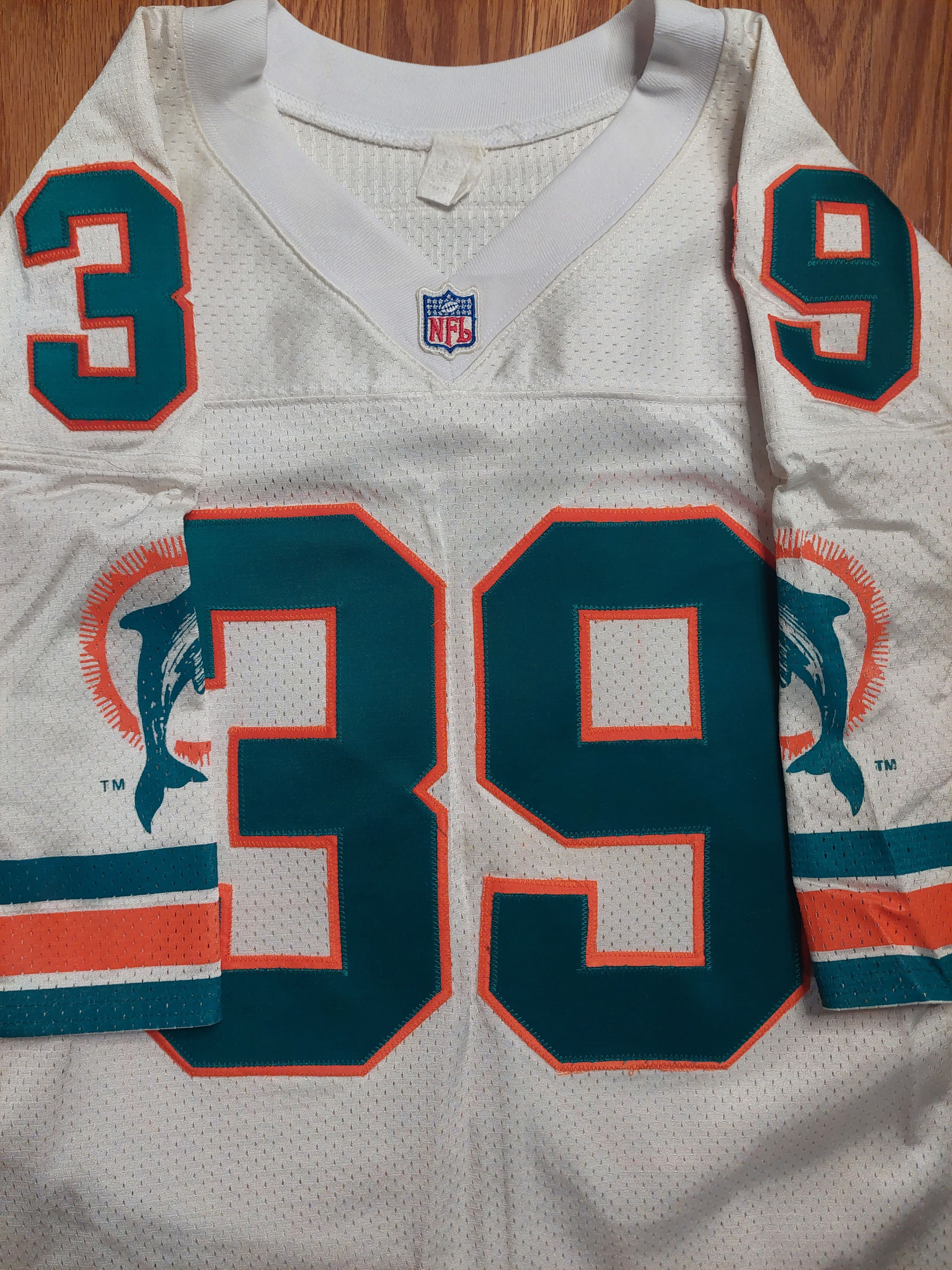 Wilson Authentic Miami Dolphins Larry Csonka Wilson NFL Jersey Size US XL / EU 56 / 4 - 4 Thumbnail