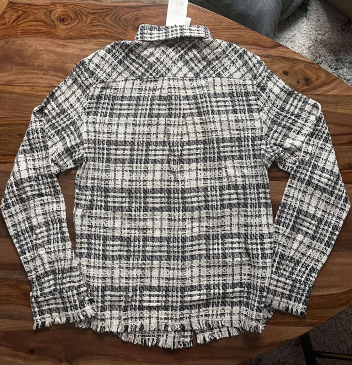 Faith Connexion Faith Connexion Tweed Oversized Shirt Size US XS / EU 42 / 0 - 3 Thumbnail