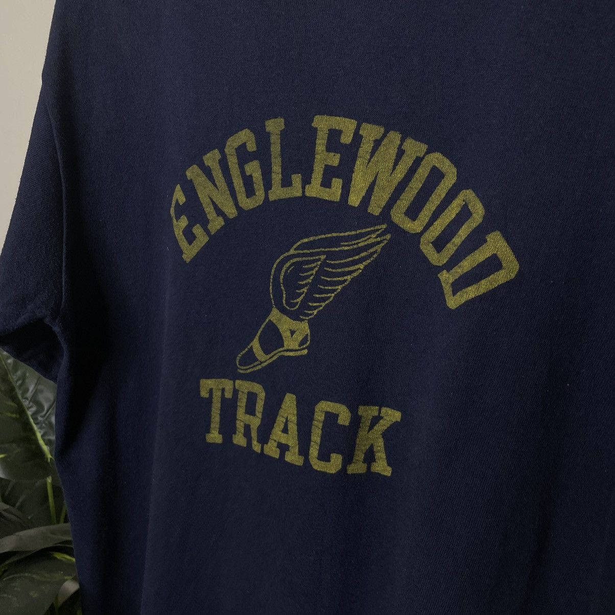 Champion × Vintage Vintage 2000s Champion x Englewood Track Crewneck T Shirt Size US L / EU 52-54 / 3 - 2 Thumbnail