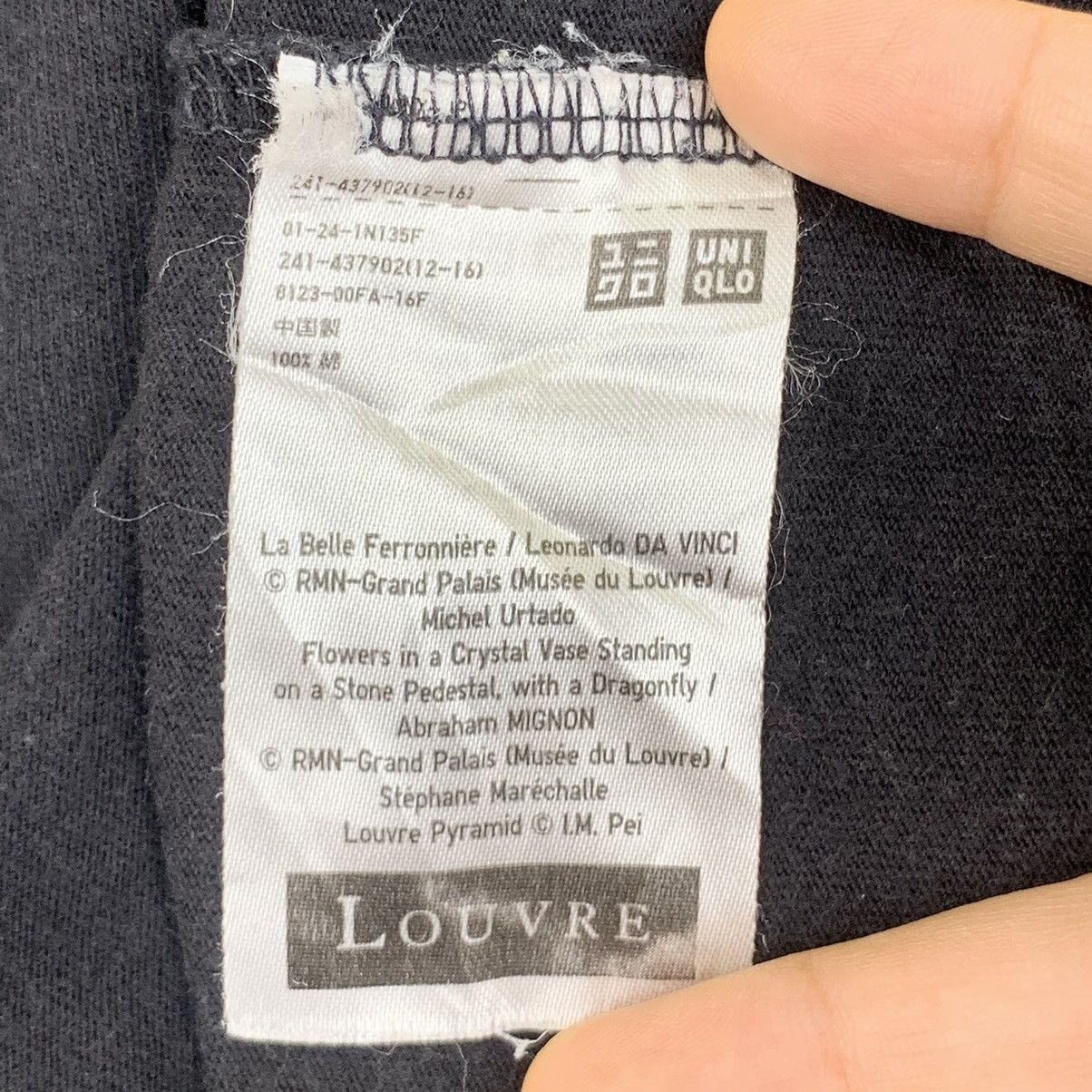 Uniqlo UNIQLO x MUSEE DU LOUVRE Leonardo Da Vinci Tee Shirt Top Size XL / US 12-14 / IT 48-50 - 7 Thumbnail