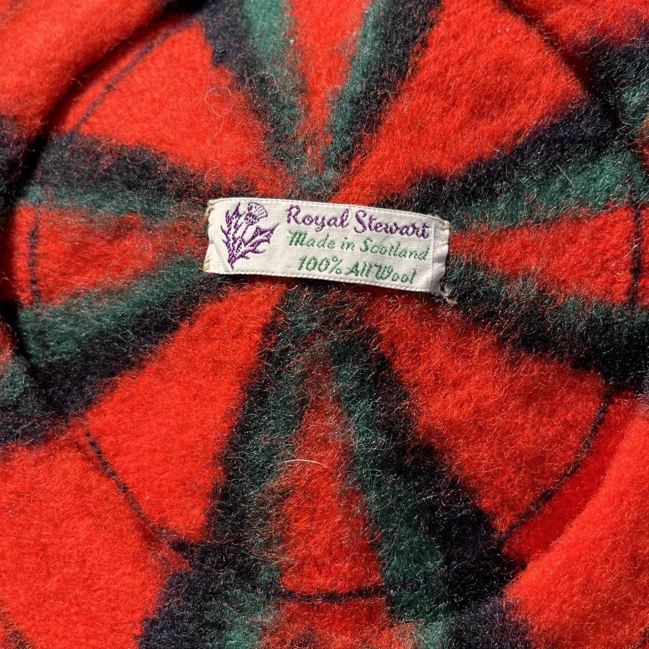 Vintage Vintage Royal Stewart red Beret Golf pompom hat 100% wool Size ONE SIZE - 3 Thumbnail
