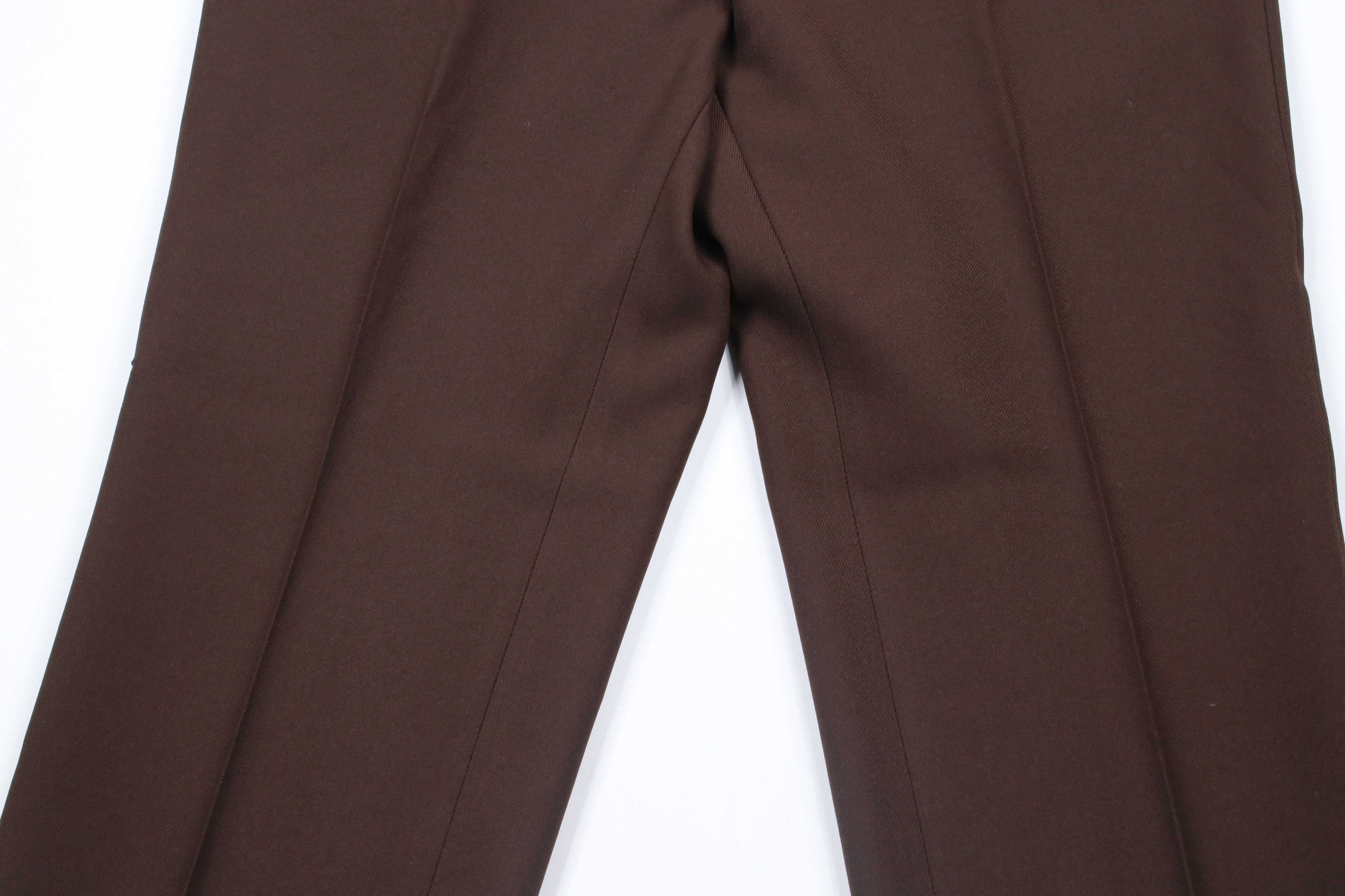 Levi's × Vintage Vintage 80s Levis Knit Flared Wide Leg Chino Pants Brown USA Size US 32 / EU 48 - 3 Thumbnail