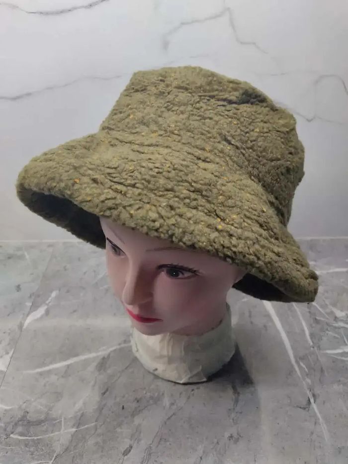 Vintage Vintage Fleece New York Hat & Cap Co. Bucket Hat Size ONE SIZE - 1 Thumbnail