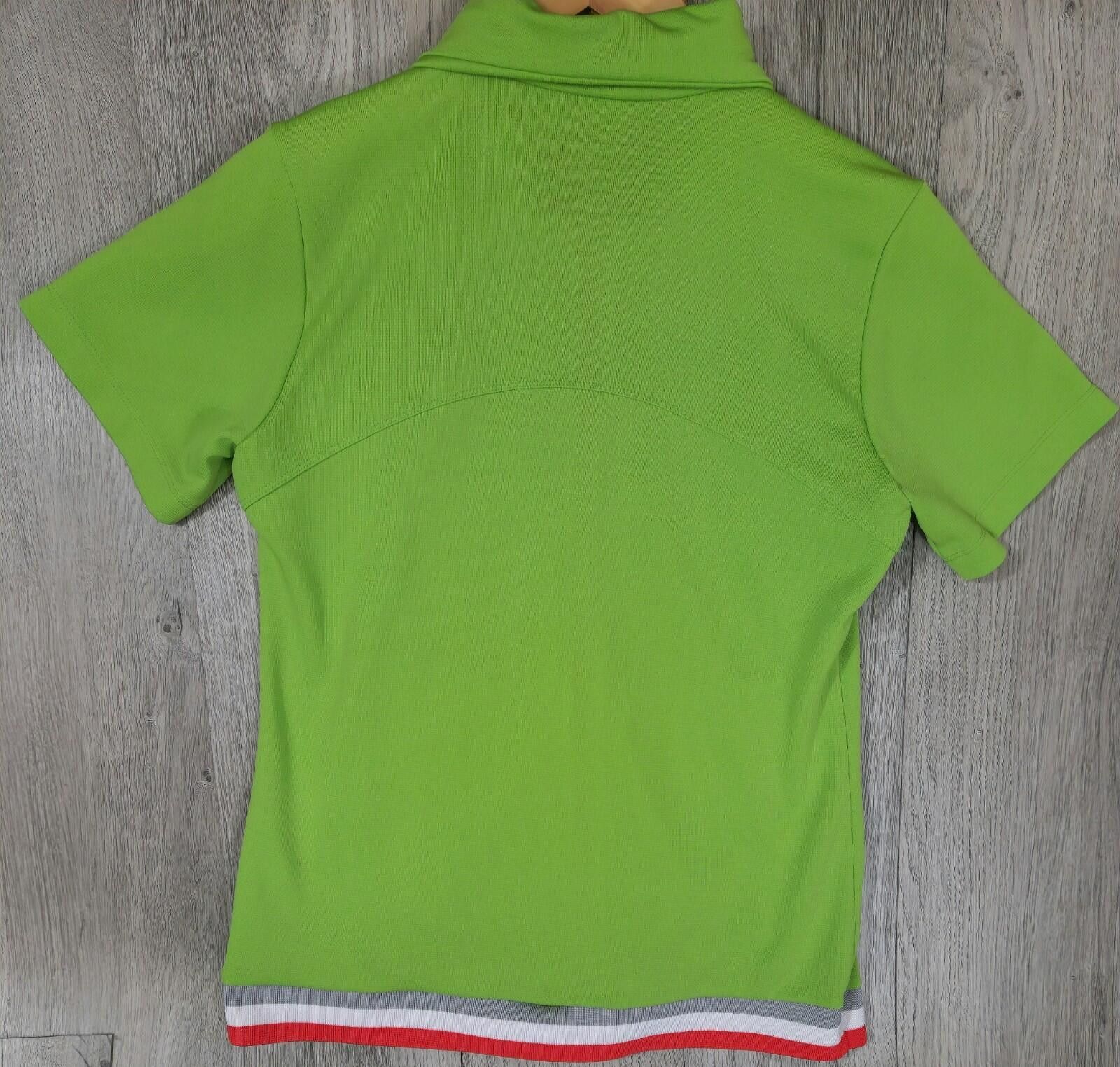 Other SGF Womens Green Short Sleeve Zip Mock Neck UPF 50 Golf #12 Size ONE SIZE - 5 Thumbnail