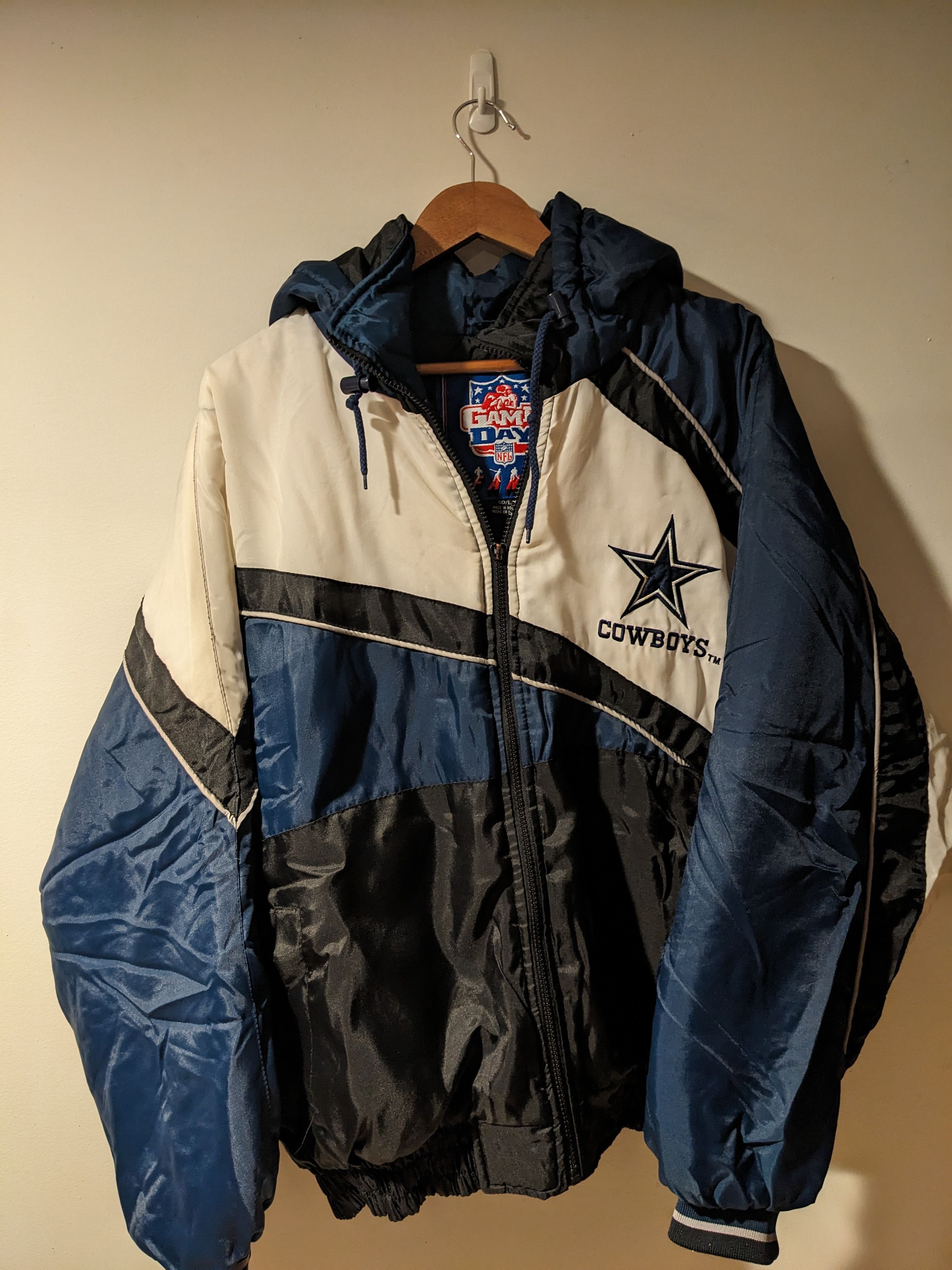 NFL × Vintage Vintage 90s Dallas Cowboys NFL Football Large Puffer Jacket Size US L / EU 52-54 / 3 - 4 Thumbnail
