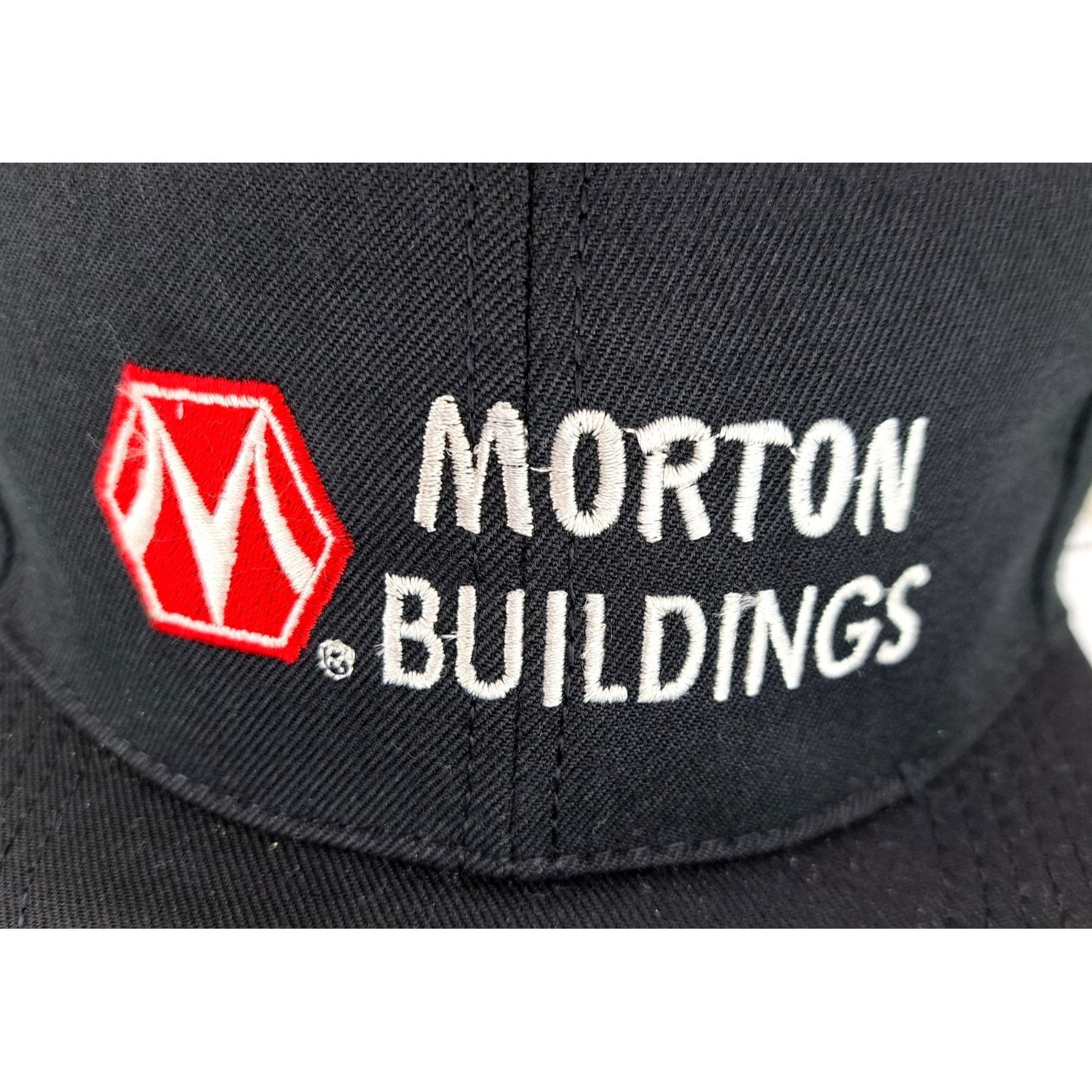 Vintage Vintage Morton Building Hat Embroidered Logo Adjustable Cap Size ONE SIZE - 2 Thumbnail