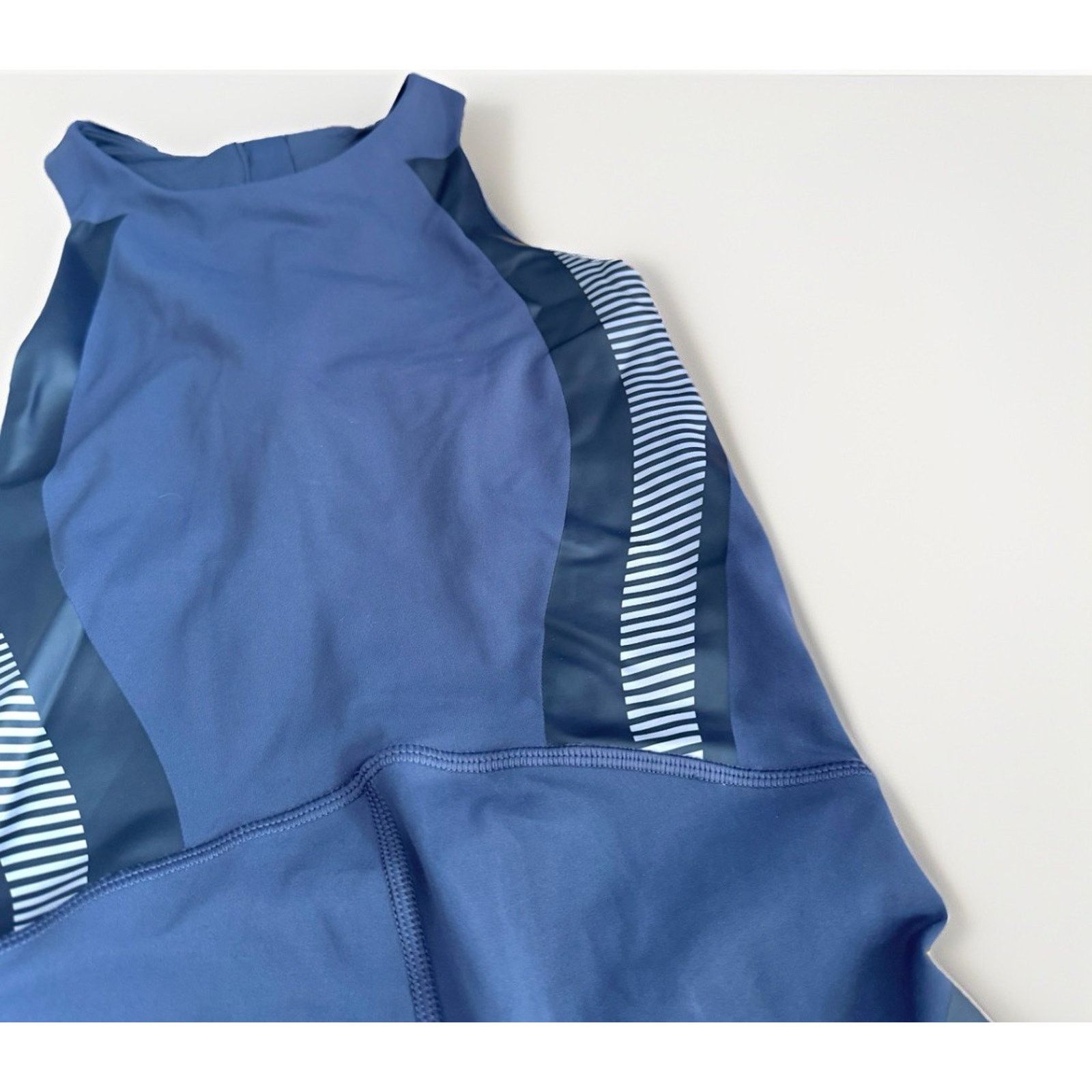 Athleta Athleta x Allyson Felix Bodysuit XS Blue Romper Racerback Size 26" / US 2 / IT 38 - 7 Thumbnail