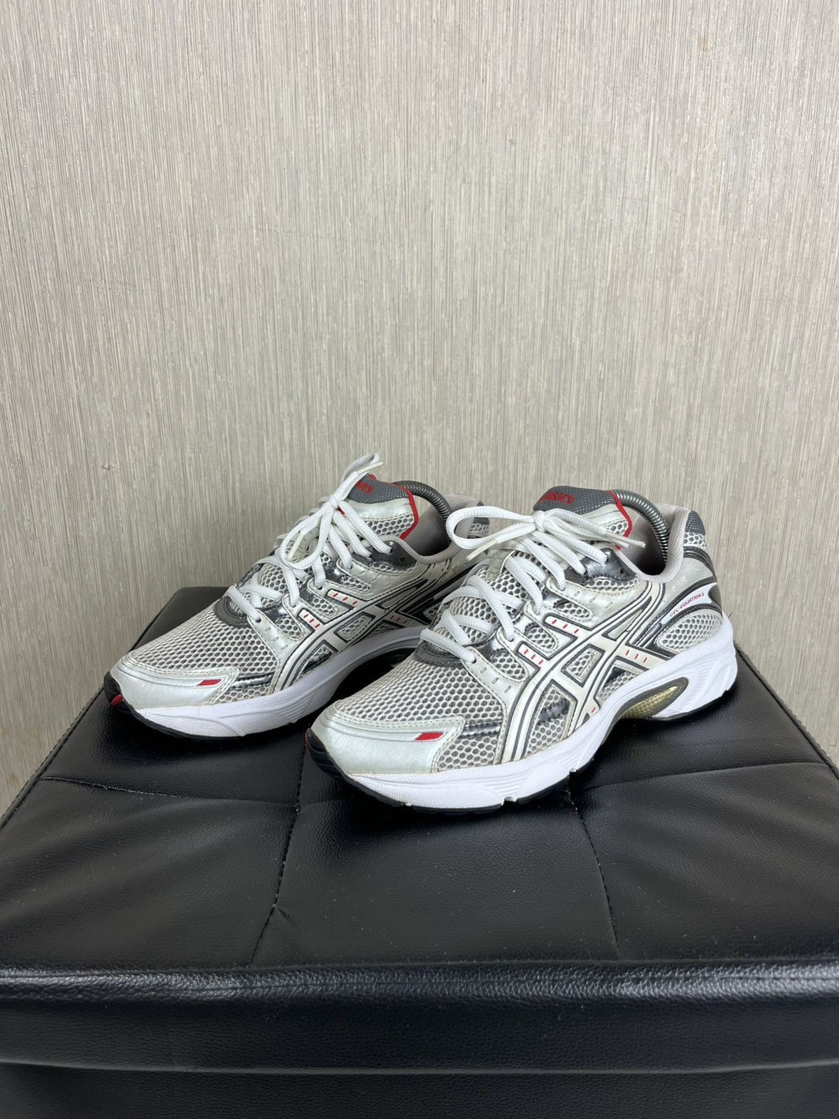Asics Vintage Asics Gel-Equation 3 mesh silver sneakers y2k shoes Size US 8 / EU 41 - 2 Thumbnail