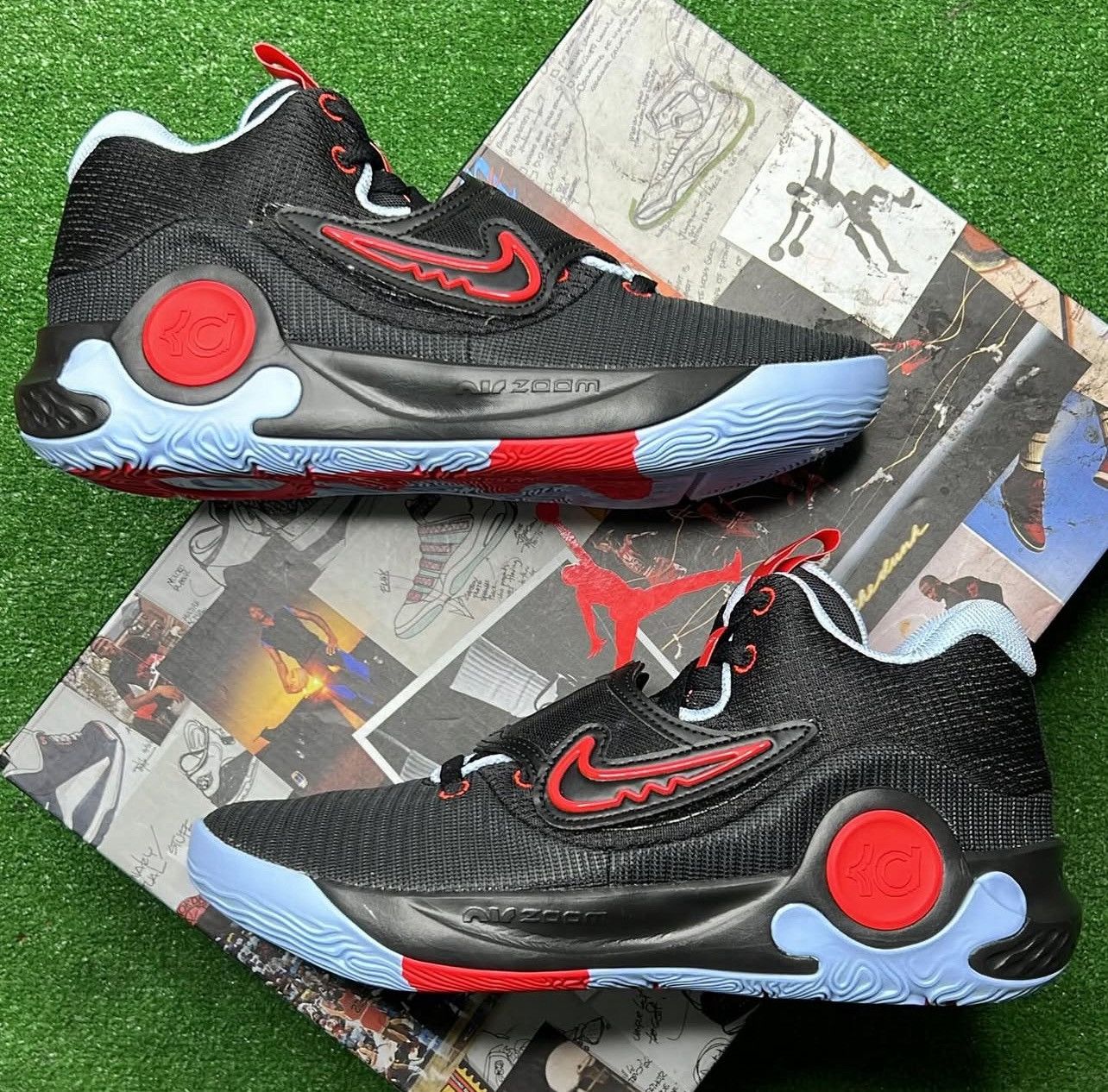 Nike KD Trey 5 X 'Black Light Crimson' Size US 9.5 / EU 42-43 - 1 Thumbnail