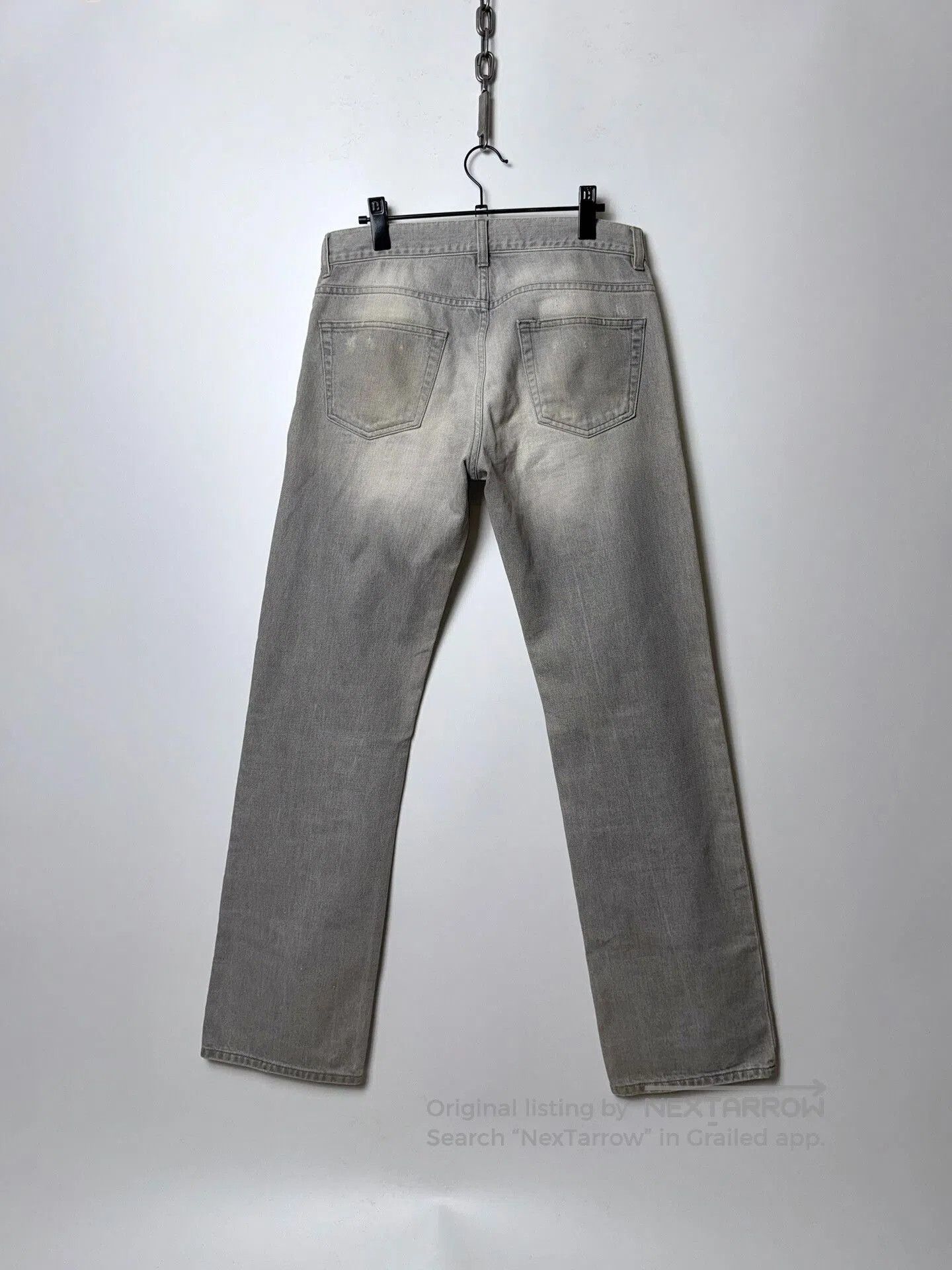 Helmut Lang Helmut Lang 2004 Embroidered Denim Pants. Size US 33 - 2 Thumbnail