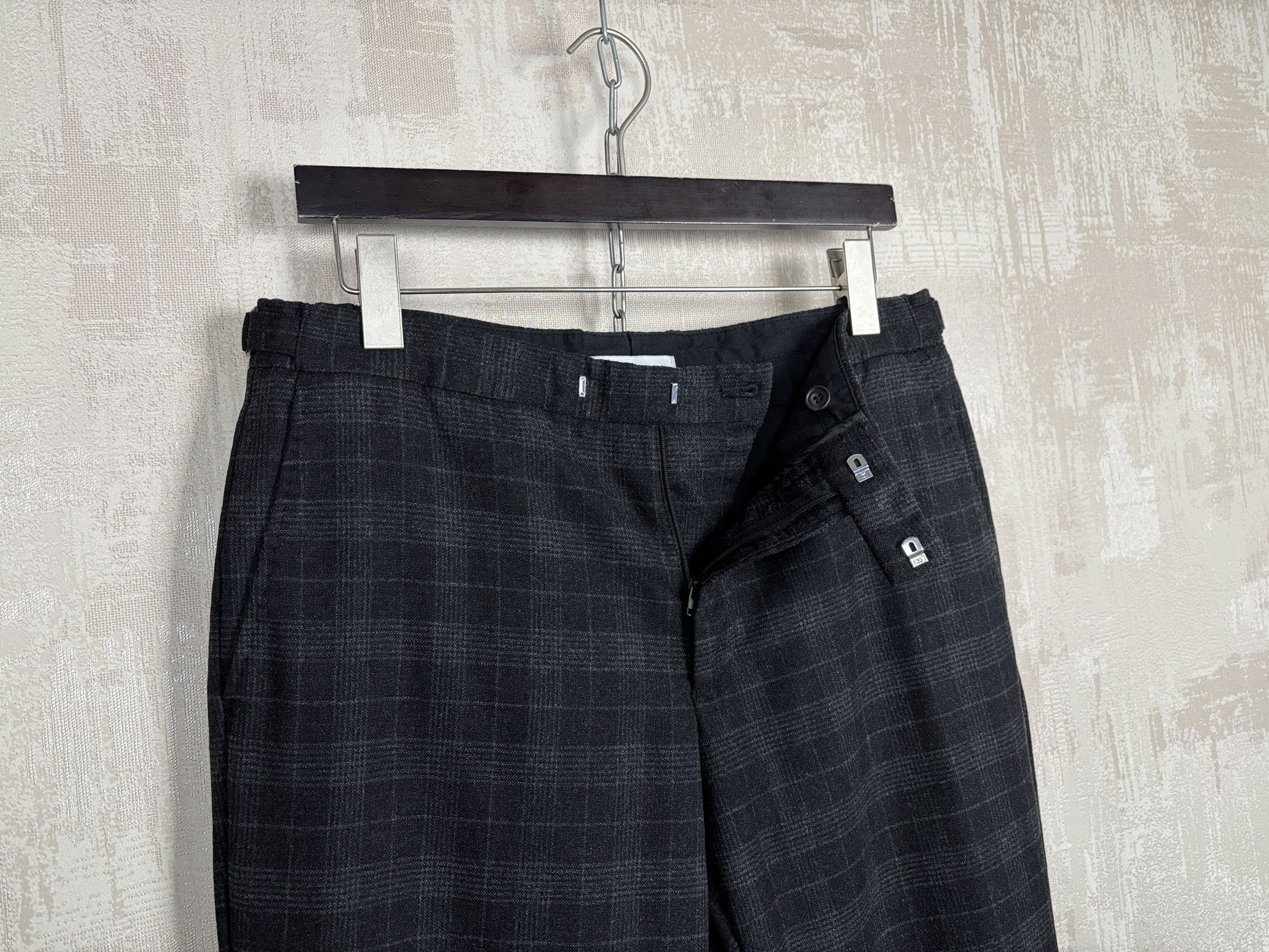 Reiss Reiss Rodney Plaid Wool Blend Pants Check Trousers 34 inch Size US 34 / EU 50 - 4 Thumbnail