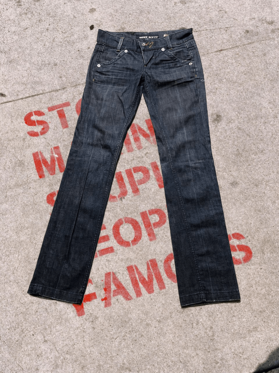 Miss Sixty MISS SIXTY Slim Fit Denim Jeans Clean Look Size 28" / US 6 / IT 42 - 1 Thumbnail