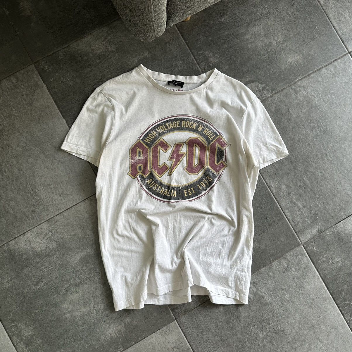 AC/DC × Vintage Vintage AC/DC T-shirts Band Tee Rock AC/DC Y2K 00s Used Size US L / EU 52-54 / 3 - 4 Thumbnail