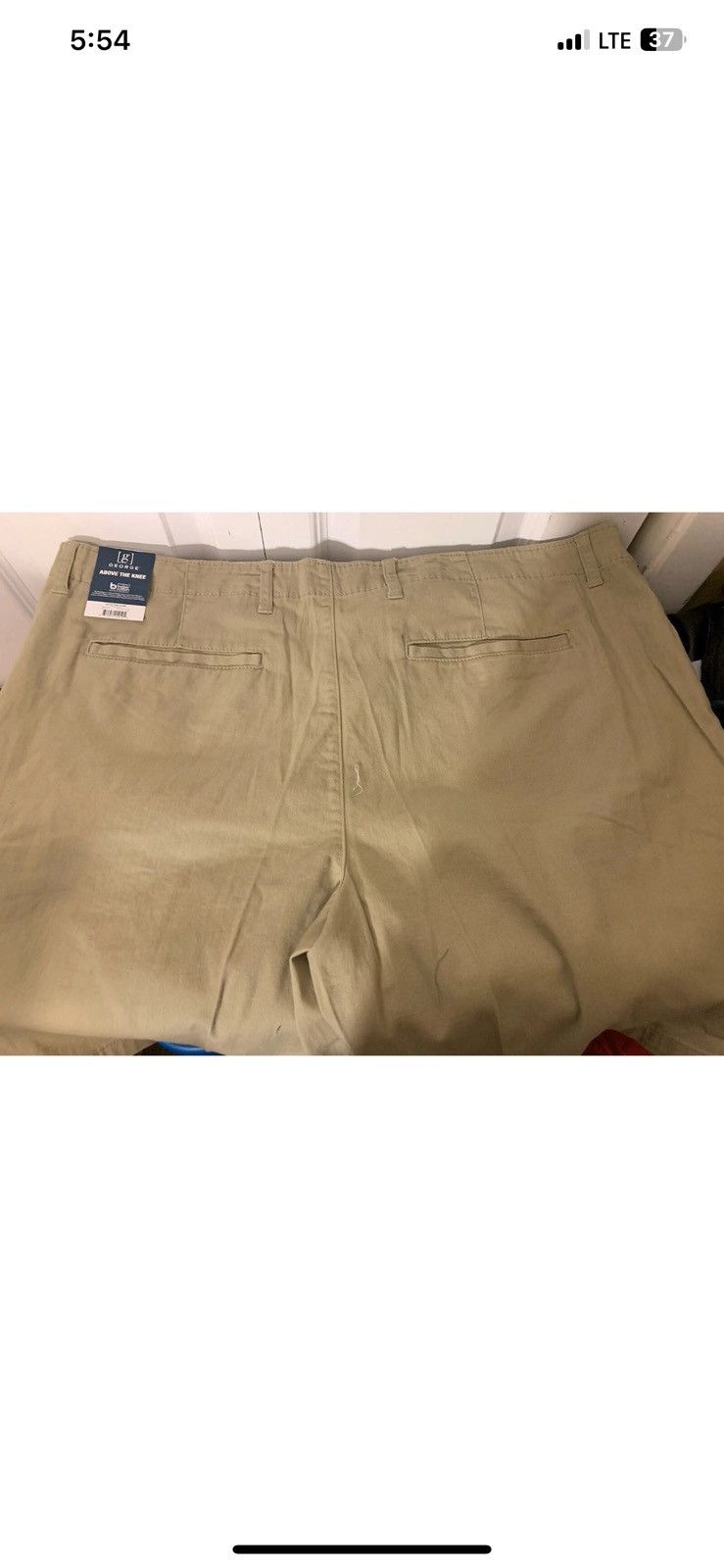 George George Mens Sz 42 Outdoor 10'' Flat Front Shorts Above Knee Size US 42 / EU 58 - 4 Thumbnail