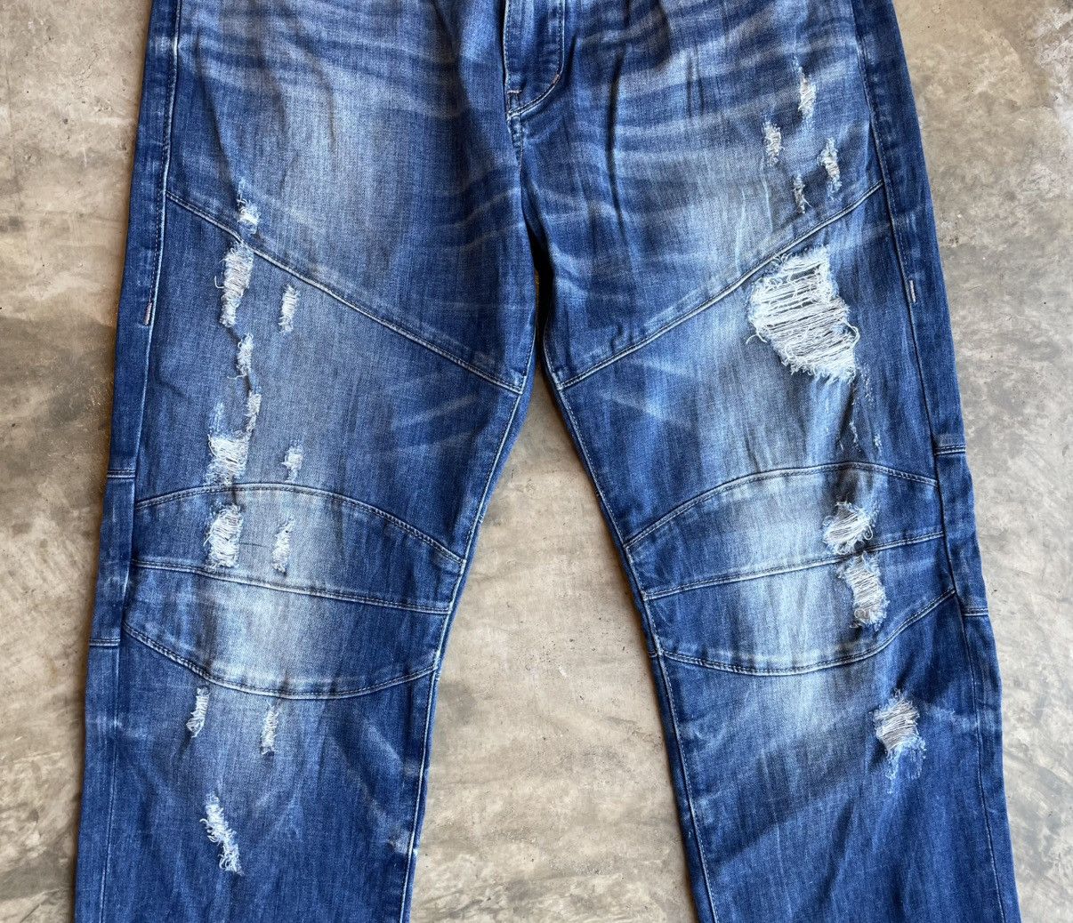 True Religion Vintage True Religion Distressed Jeans Geno Relaxed Slim Size US 32 / EU 48 - 3 Thumbnail