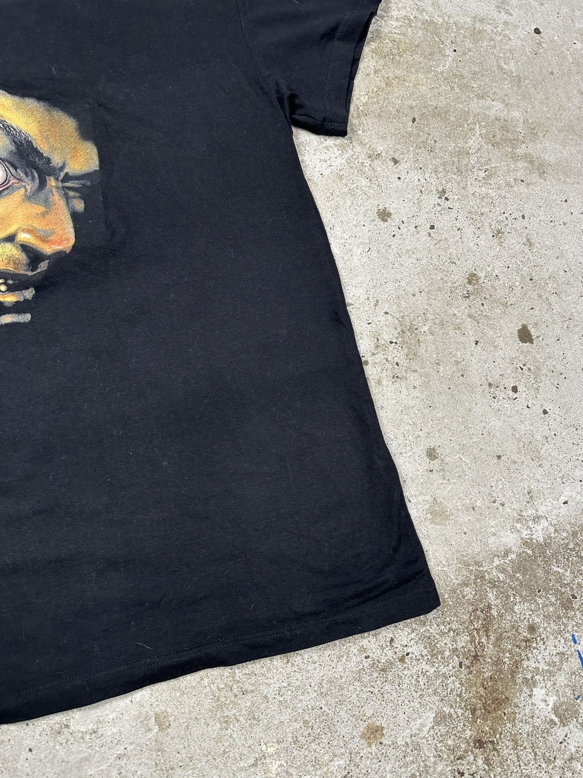 Expert Horror Digital Dudz Morph Costume Scary Eye Face Black Tee T Shirt Size US XL / EU 56 / 4 - 4 Thumbnail