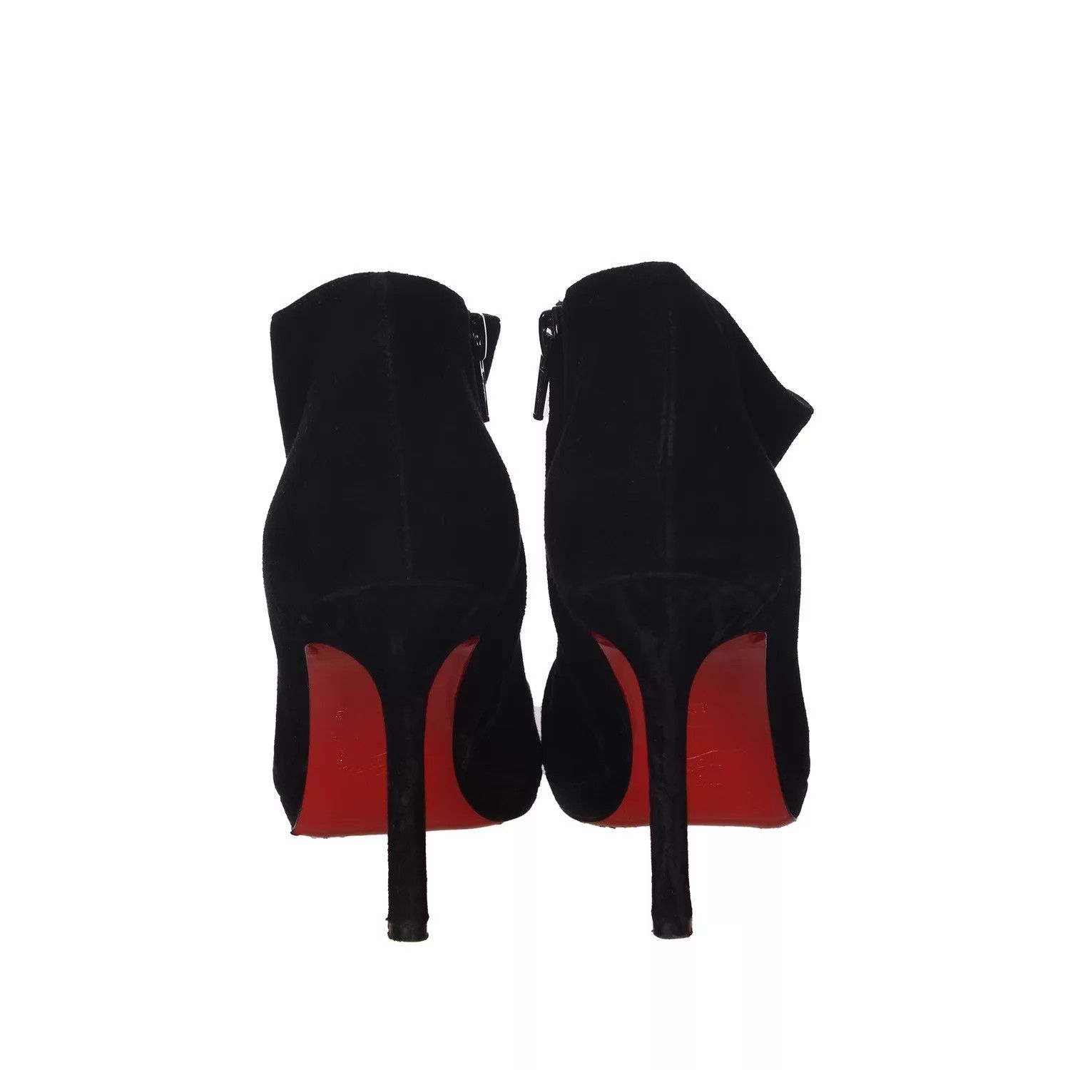Christian Louboutin CL Women's 35 High-Heeled Boots Size US 4.5 / IT 34.5 - 3 Thumbnail