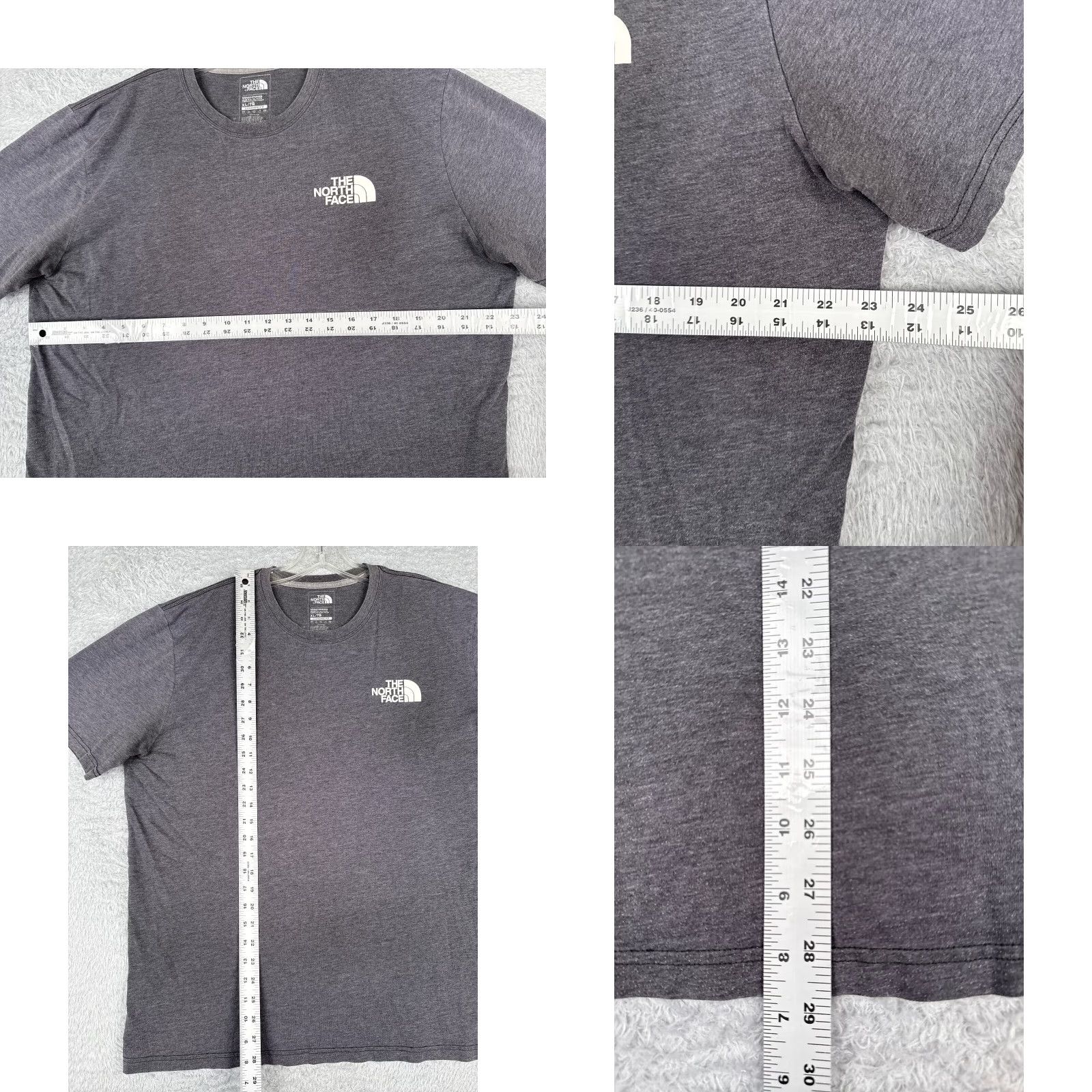 The North Face VINTAGE The North Face Shirt Men XL Gray Short Sleeve 100% Cotton Crew - Logo | Men’s T-Shirt XL Gray All Seasons 100% Cotton Size US XL / EU 56 / 4 - 8 Thumbnail