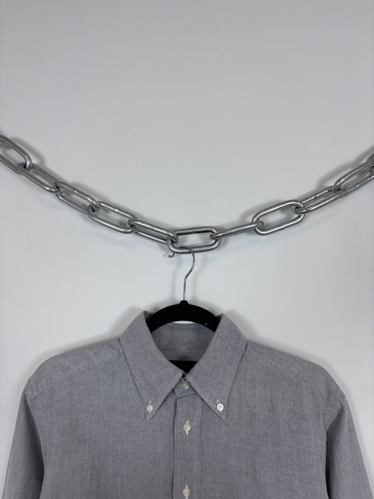 Etro Etro Men’s Textured Grey Long Sleeve Shirt Button Down Size US L / EU 52-54 / 3 - 4 Thumbnail