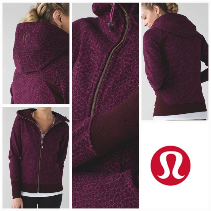 Lululemon EUC Lululemon Scuba Hoodie III Sz. 8 Star Pixel