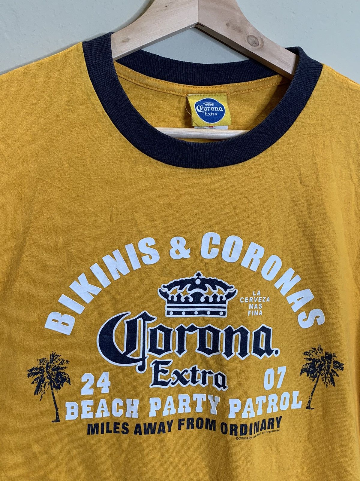 Vintage RARE* Vintage Corona & Bikinis 24/7 Beach Party Patrol Shirt Size US L / EU 52-54 / 3 - 2 Thumbnail
