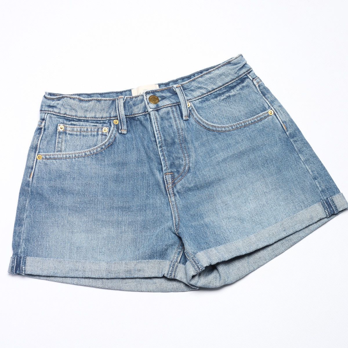 Sezane Sezane Paris Denim Shorts Jeans Blue Size 25" / US 0 / IT 36 - 5 Thumbnail