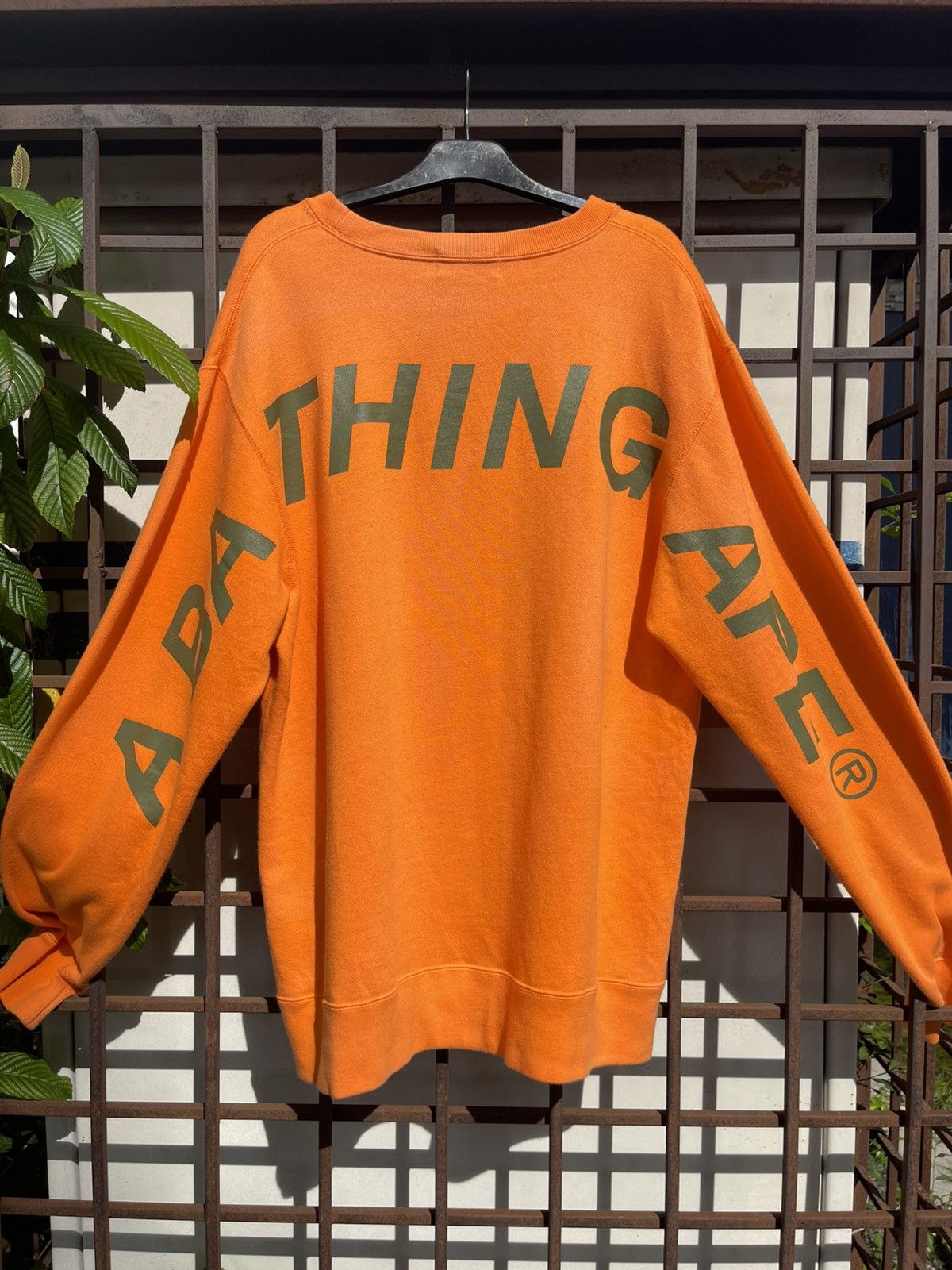 Bape Bape A Bathing Ape Spellout Logo Sweatshirt Size US XXL / EU 58 / 5 - 1 Thumbnail