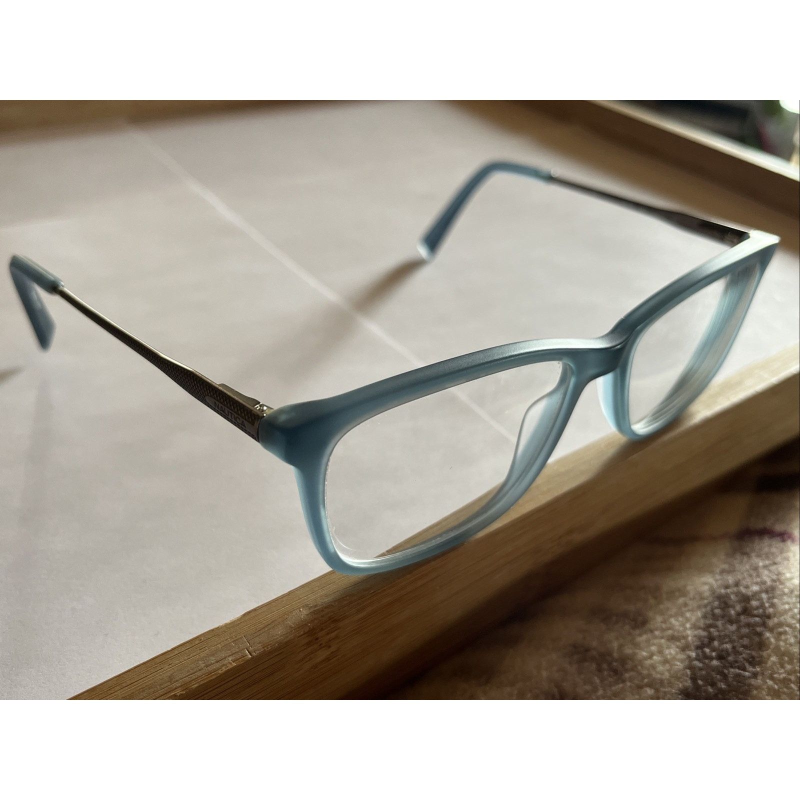Nautica Nautica Eyeglasses Frames N8138 440 57-18-145 Blue Mens Size ONE SIZE - 2 Thumbnail