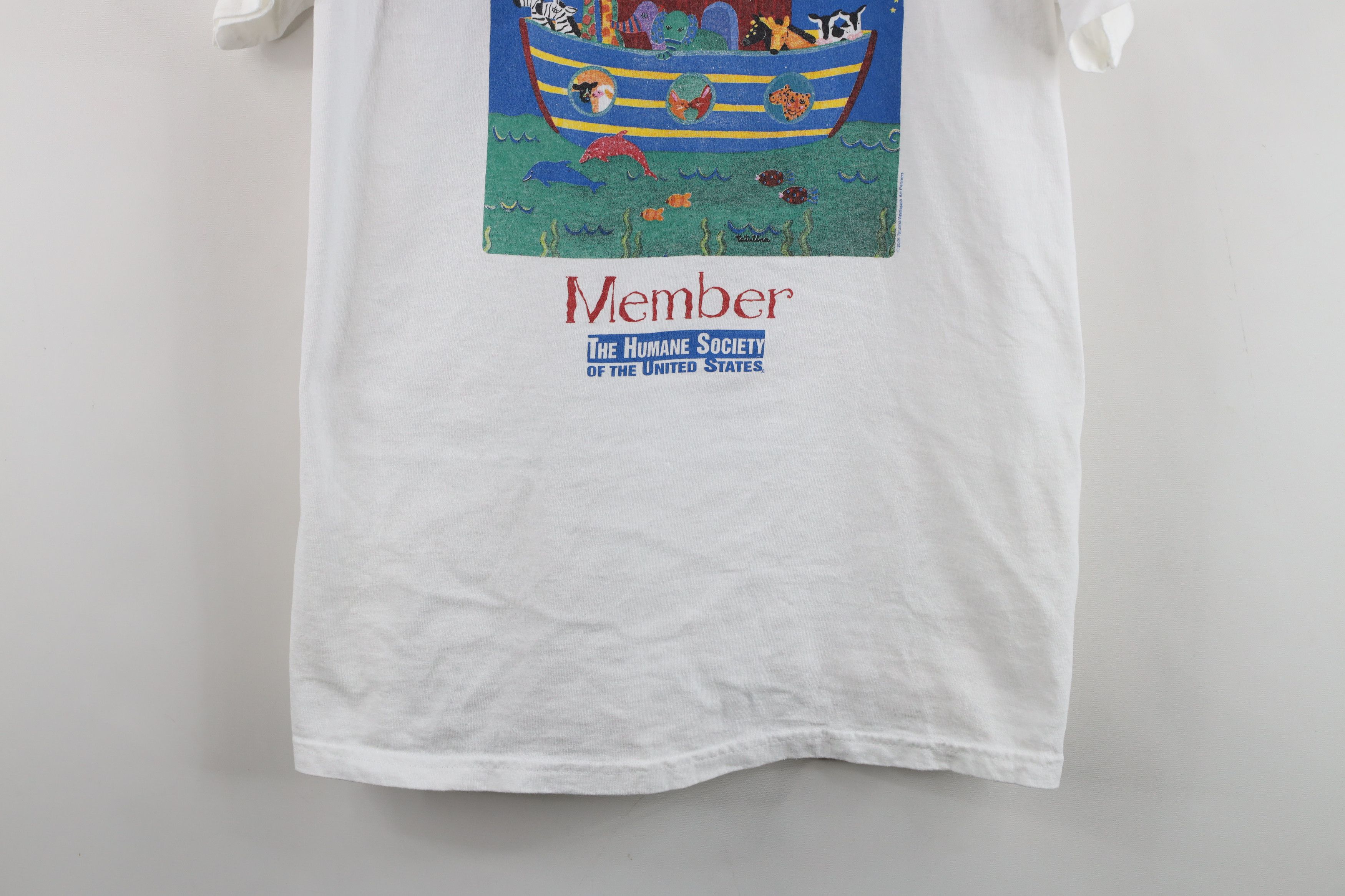 Vintage Vintage Y2K 2006 Humane Society Animal Pets T-Shirt White Size US L / EU 52-54 / 3 - 3 Thumbnail