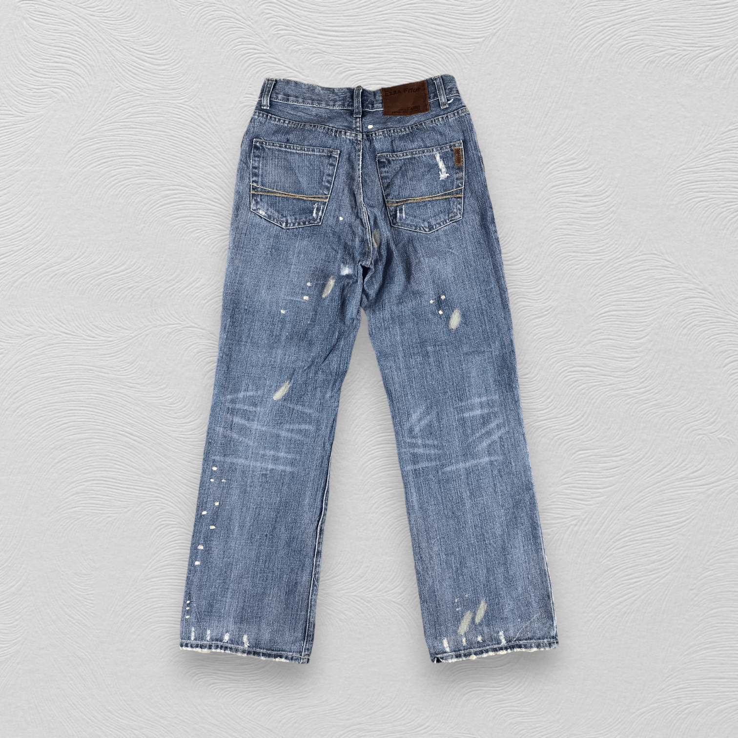 Vintage Ezra Fitch Jeans Medium Wash Distressed Denim KJ1455 Size US 30 / EU 46 - 2 Thumbnail