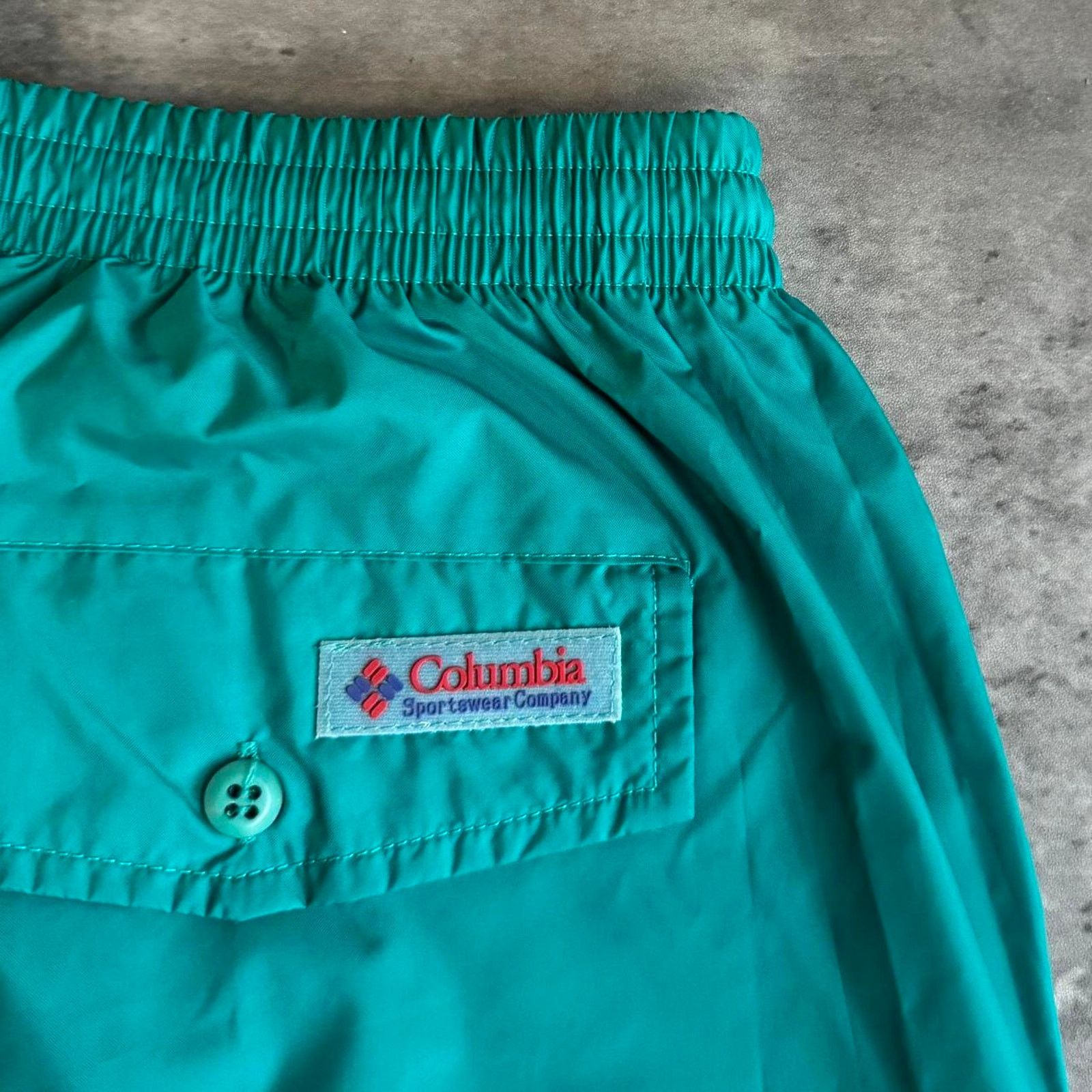 Columbia × Goretex × Japanese Brand Vintage Y2K Columbia Teal Technical Opium Baggy Rain Pants Size US 34 / EU 50 - 3 Thumbnail