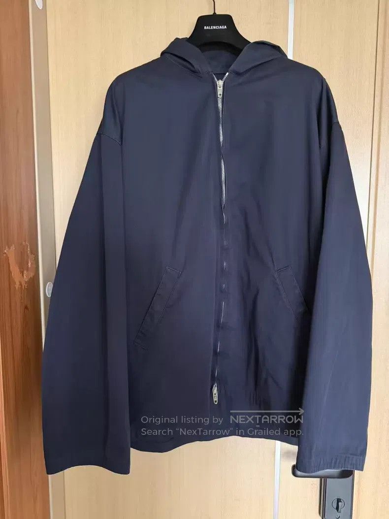 Balenciaga Balenciaga Solid Color Hooded Zip-Up Straight Sleeve Long Size US XS / EU 42 / 0 - 1 Thumbnail