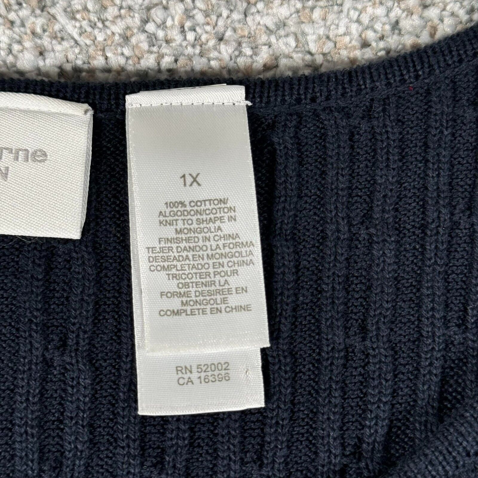 Other Liz Claiborne Knit Tank Top Sweater Womens 1X Plus 90s Y2K Size XL / US 12-14 / IT 48-50 - 4 Thumbnail