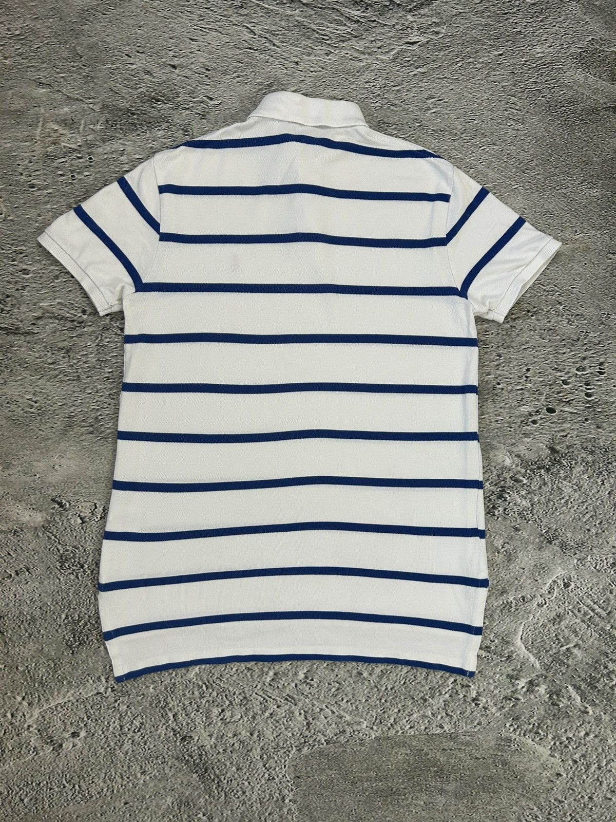 Ralph Lauren Polo Ralph Lauren t-shirt white blue striped small pony Size US S / EU 44-46 / 1 - 7 Thumbnail
