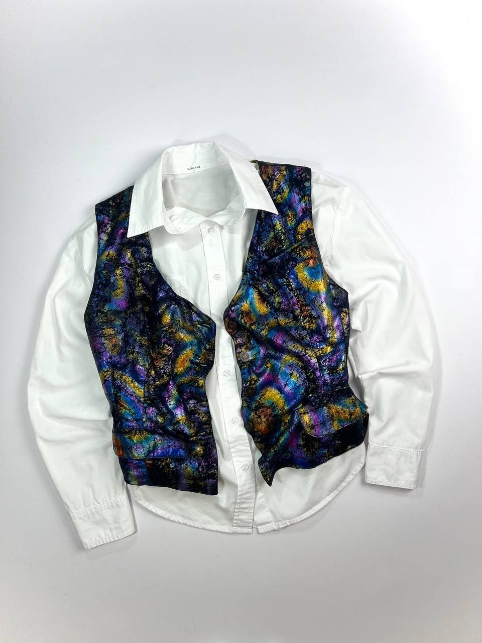 Lee × Vivienne Westwood Rare Vivienne Westwood x Lee Drunk Waistcoat Multicolor Size S / US 4 / IT 40 - 1 Thumbnail