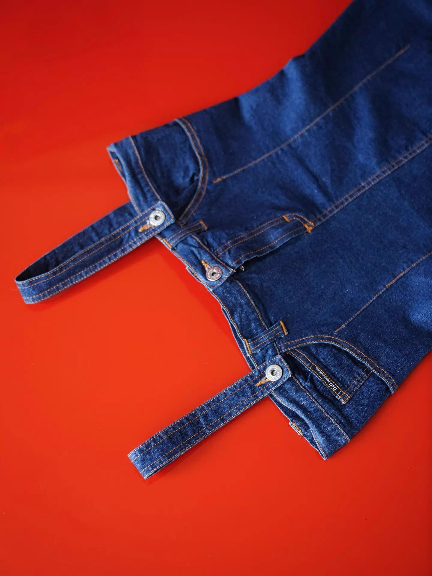 Dolce & Gabbana D&G Vintage Denim Cami Dress Women's M Size M / US 6-8 / IT 42-44 - 3 Thumbnail