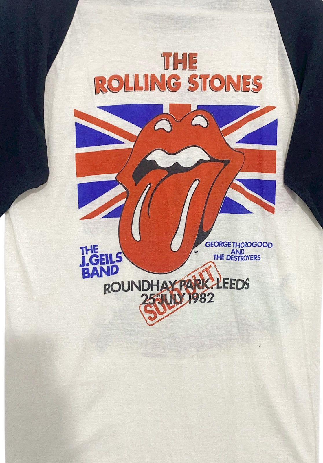 The Rolling Stones The Rolling Stones Vintage 1982 Europe Tour UK Leeds T-Shirt Size US L / EU 52-54 / 3 - 4 Thumbnail