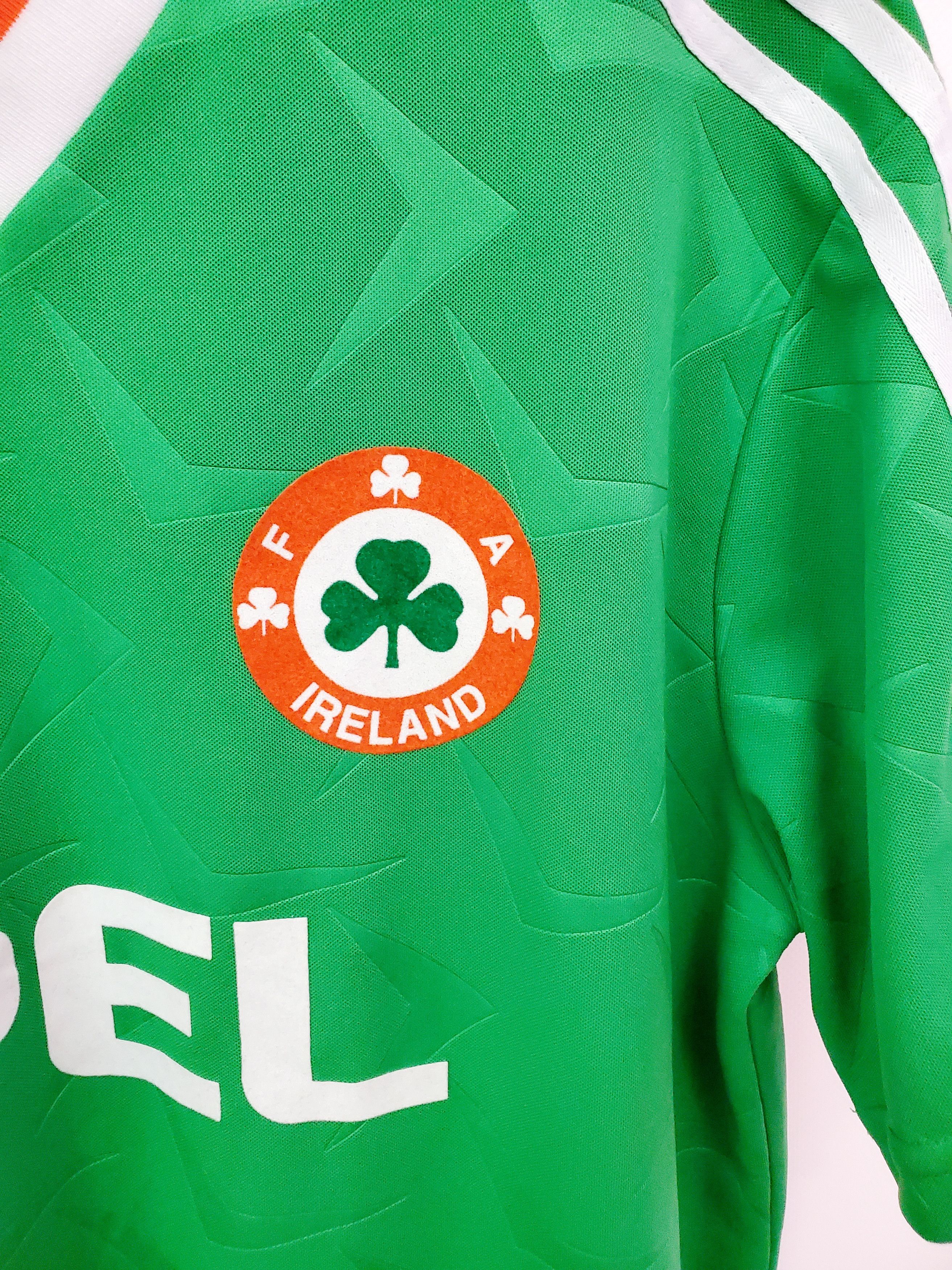 Adidas × Vintage Vintage Ireland retro 1990 home soccer jersey reprint Size L Size US L / EU 52-54 / 3 - 3 Thumbnail