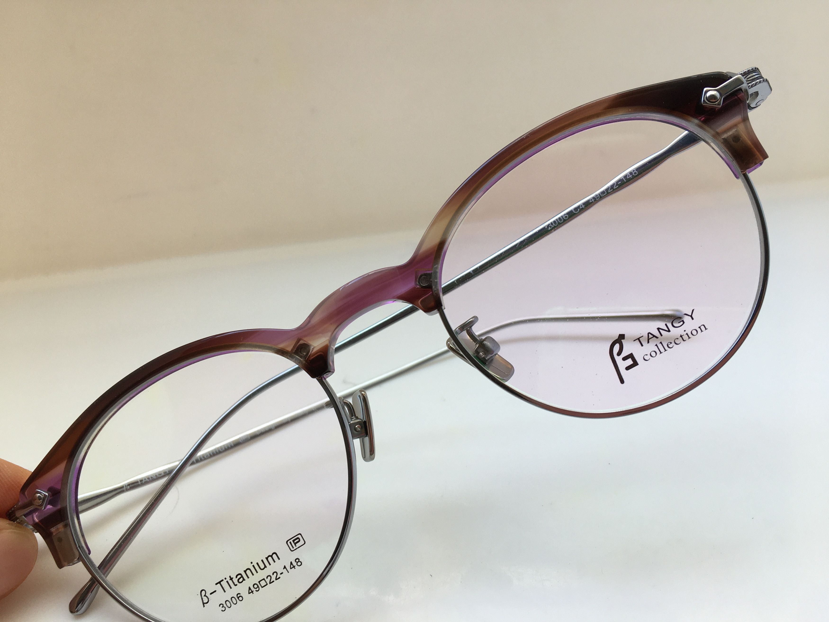 Other Tangy Malcolm Eyeglasses Frame Titanium Metal Size ONE SIZE - 6 Thumbnail