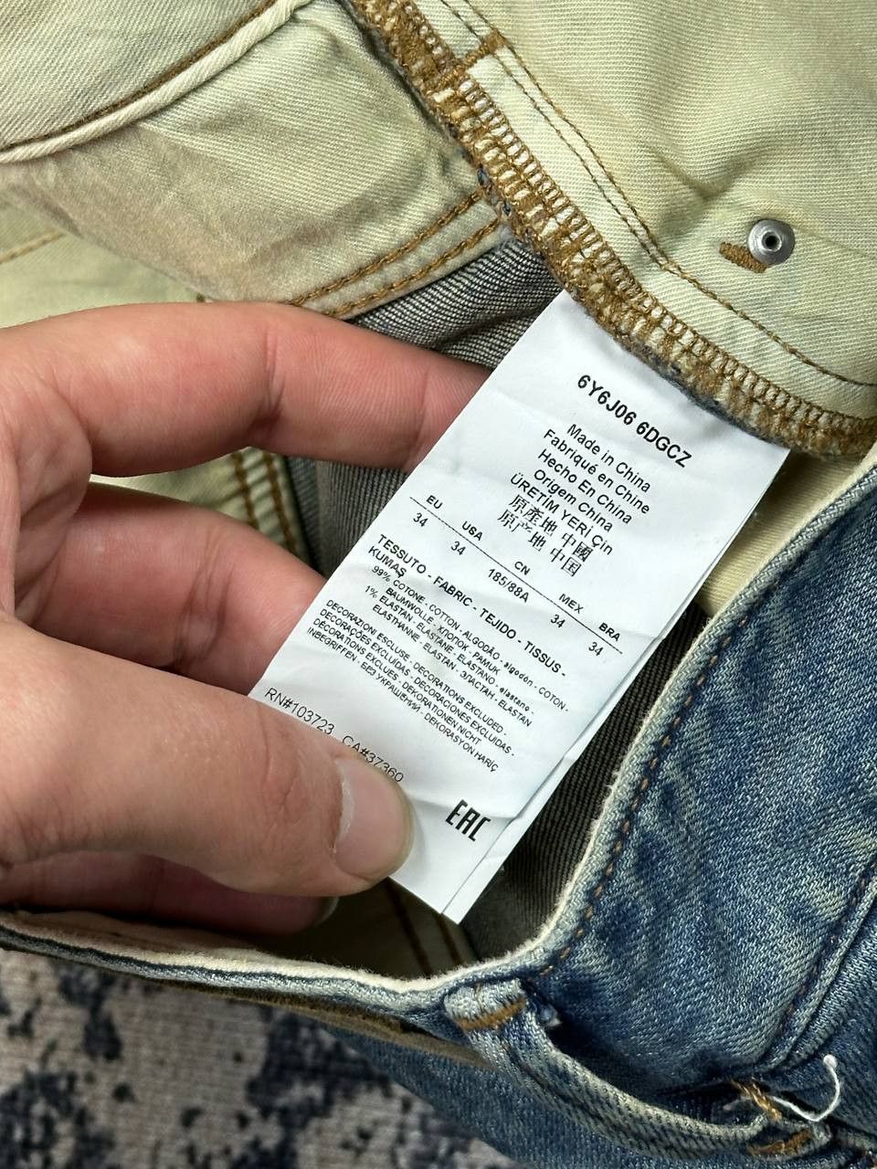 Giorgio Armani Vintage Armani Jeans Distressed Denim Pants Size US 34 / EU 50 - 9 Thumbnail